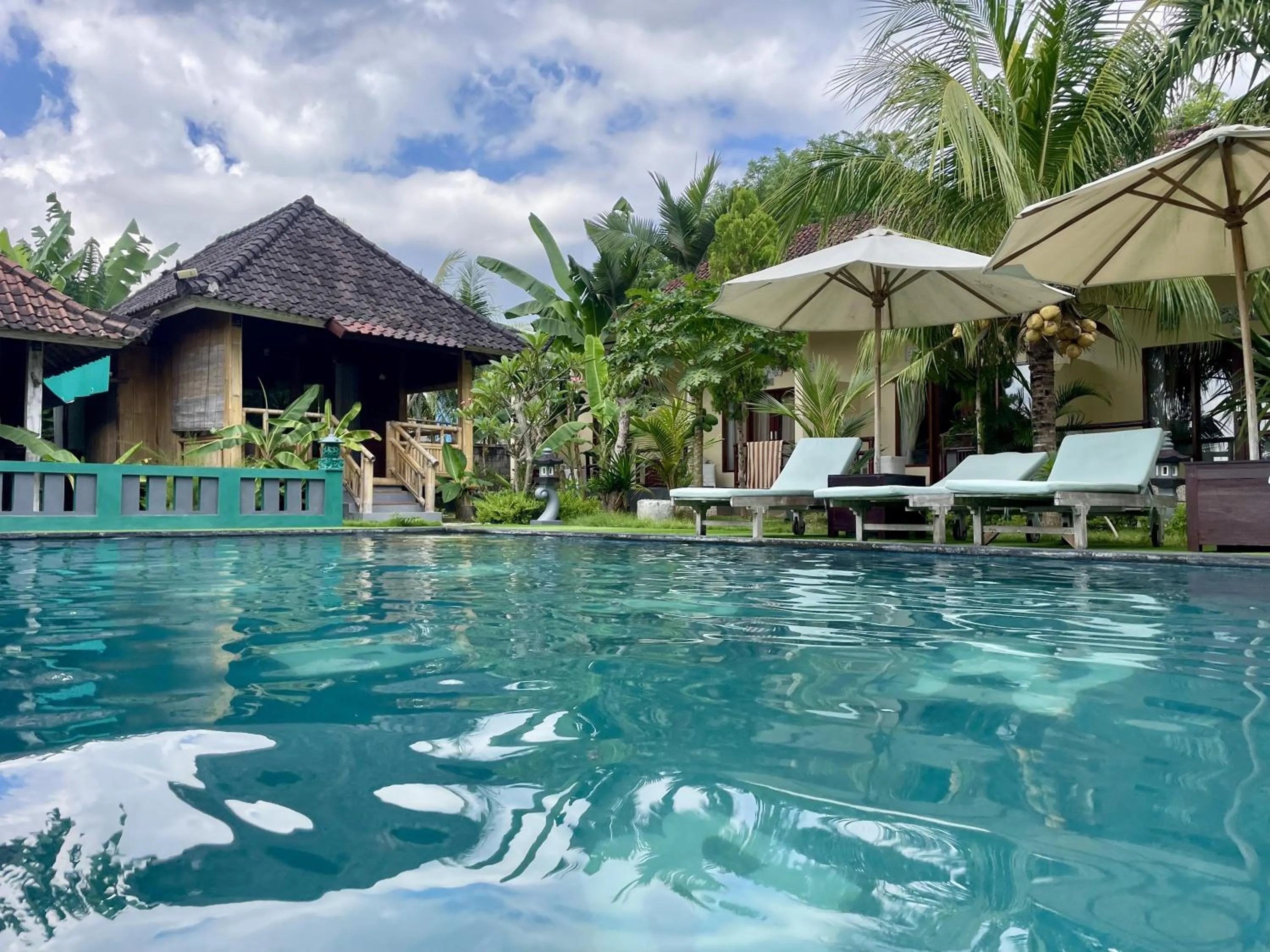 Swimming pool in Bali Nusa Cottage