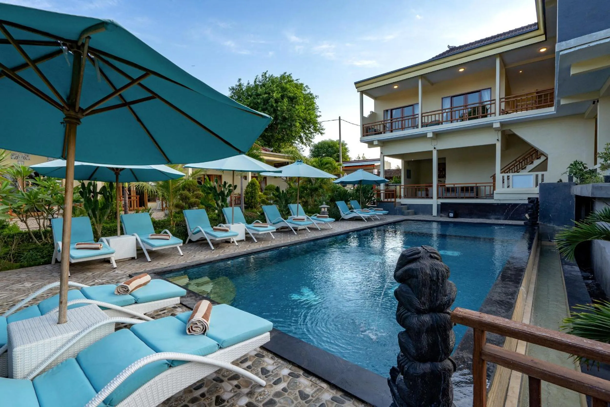 Swimming pool in Bali Nusa Cottage