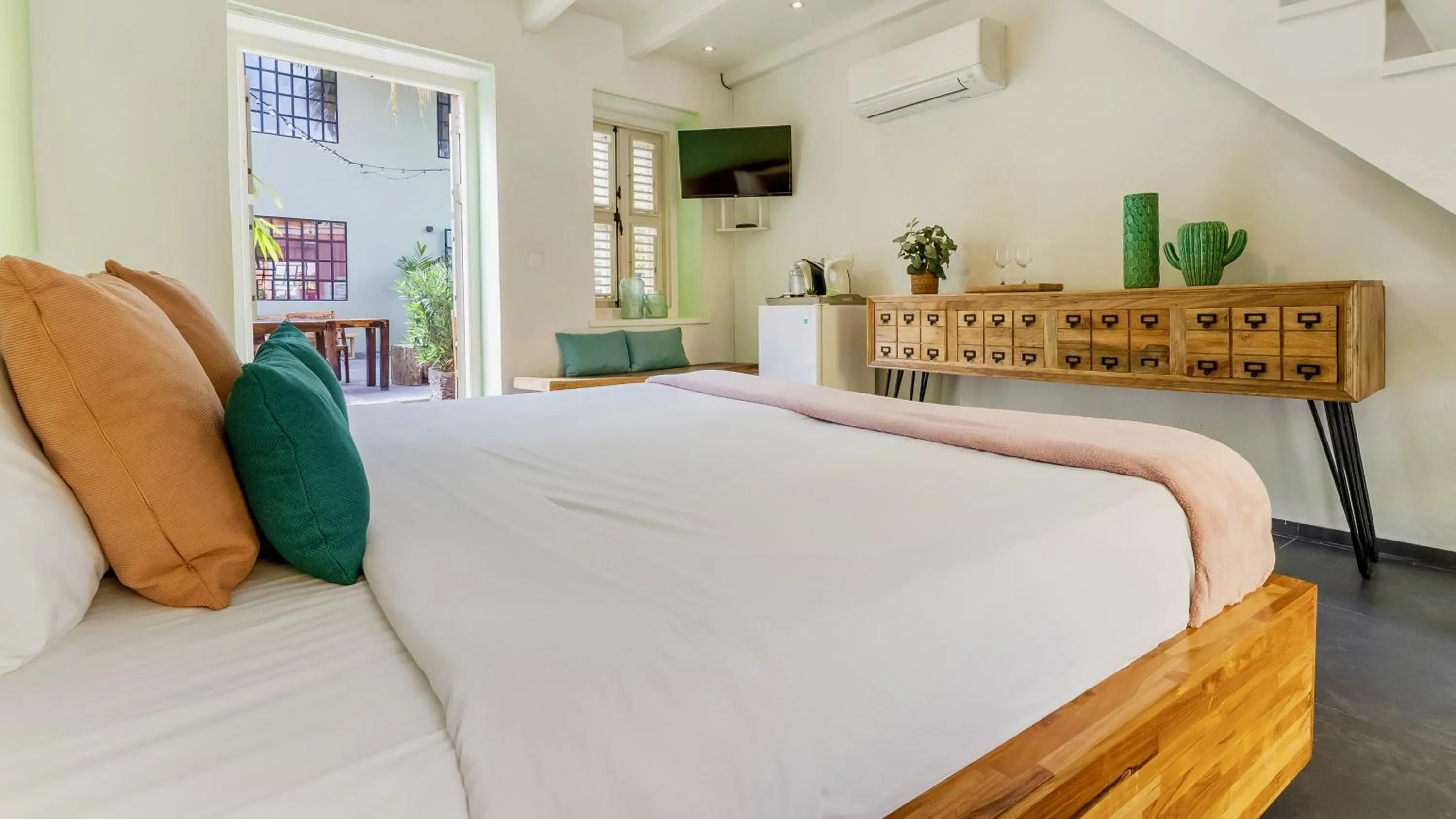 Bed in Pietermaai Boutique Hotel