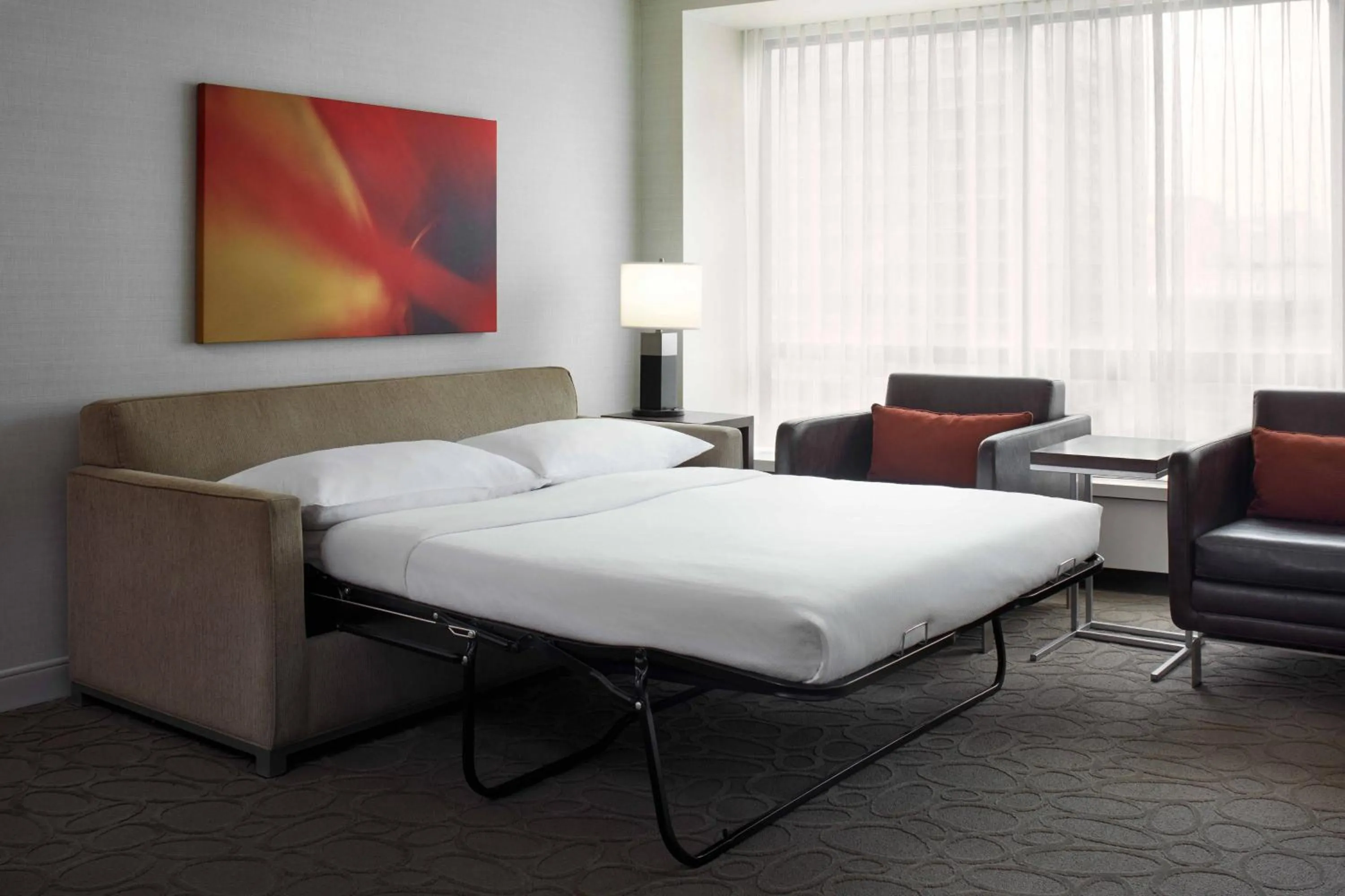 Photo of the whole room, Bed in Delta Hotels by Marriott Ottawa City Centre