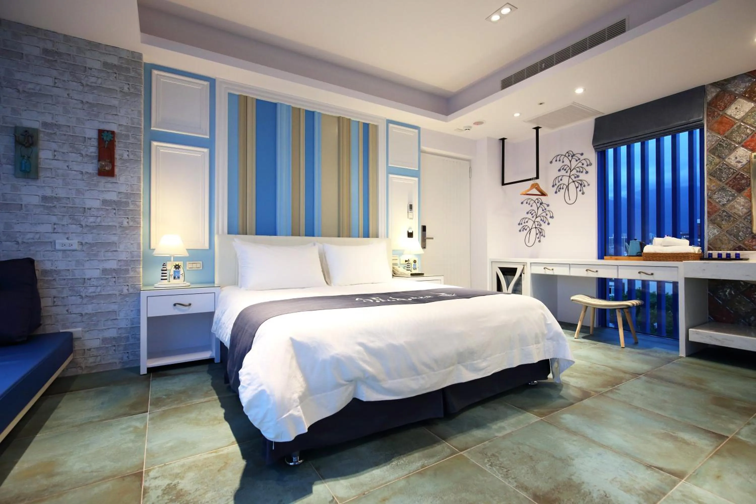 Bed in Hualien S.E.A. B&B