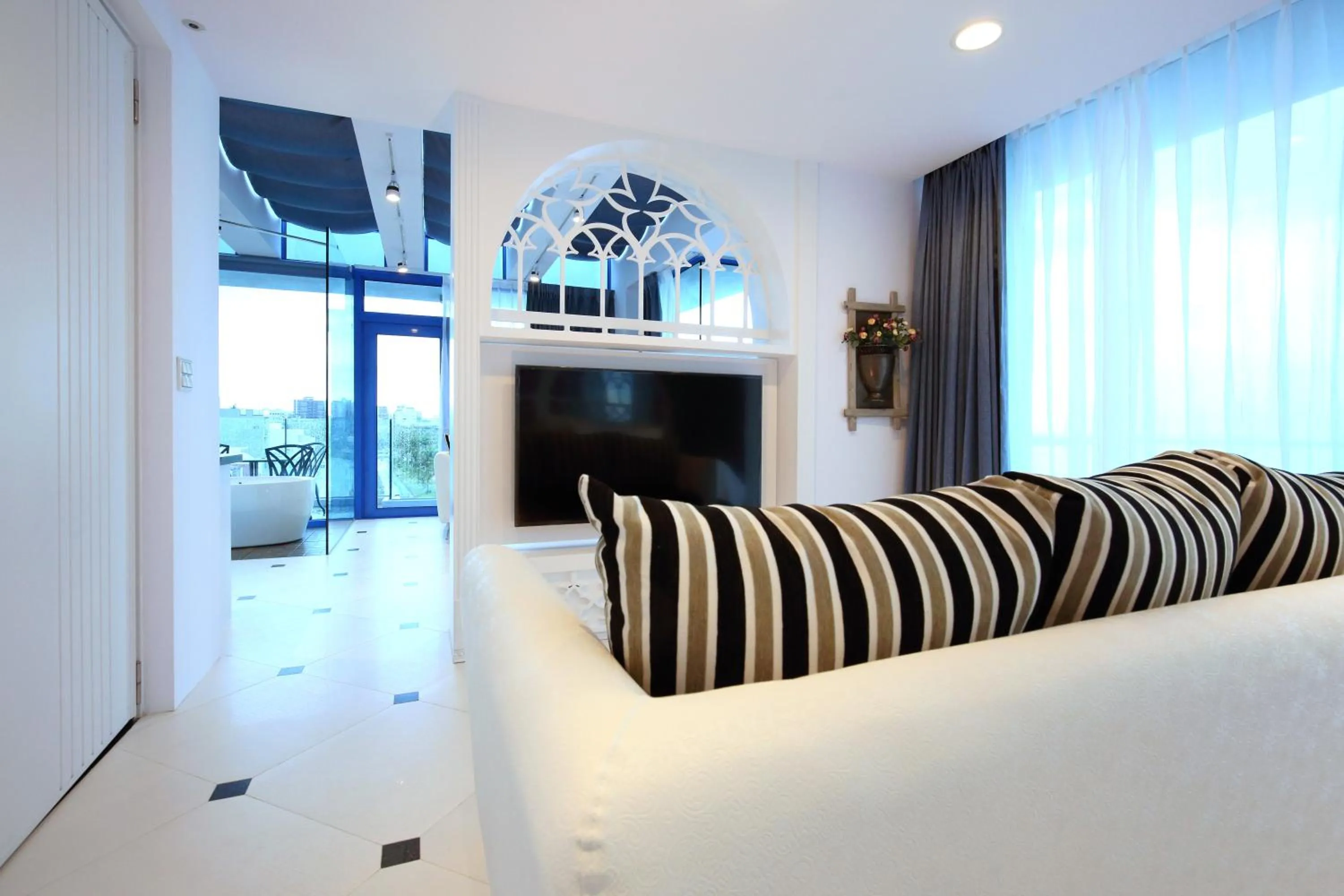 Bed in Hualien S.E.A. B&B