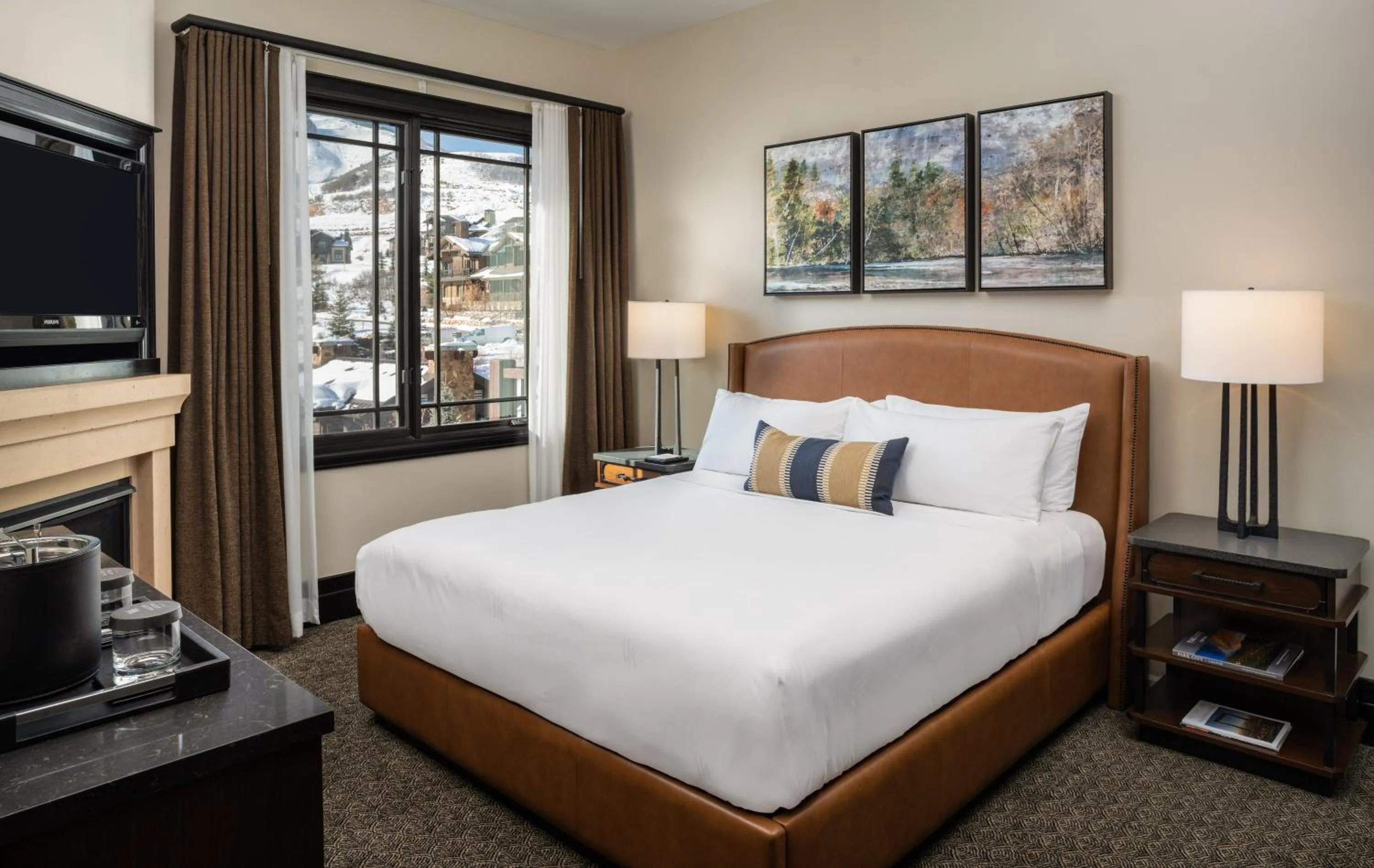 Bed in Waldorf Astoria Park City