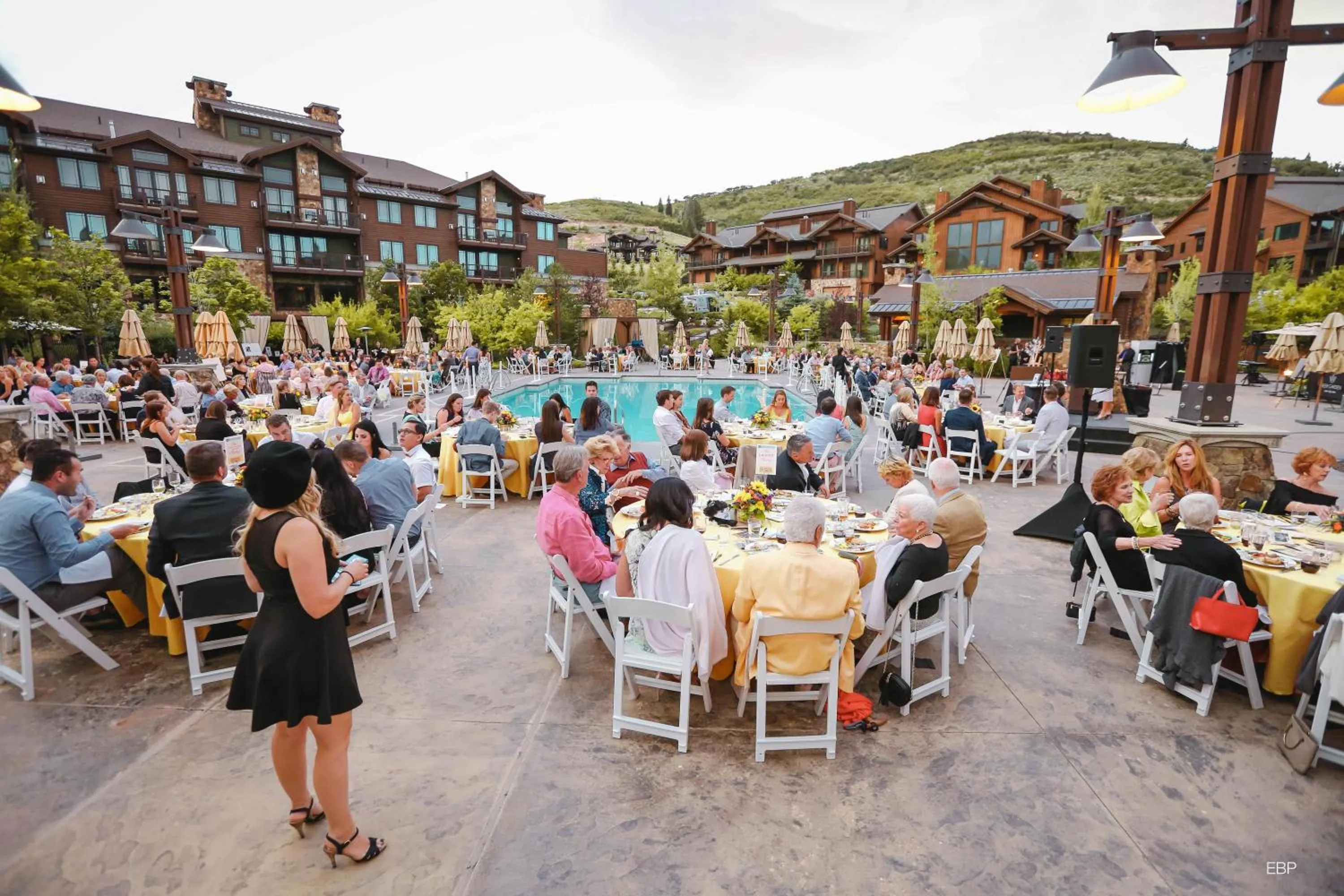 Pool view in Waldorf Astoria Park City