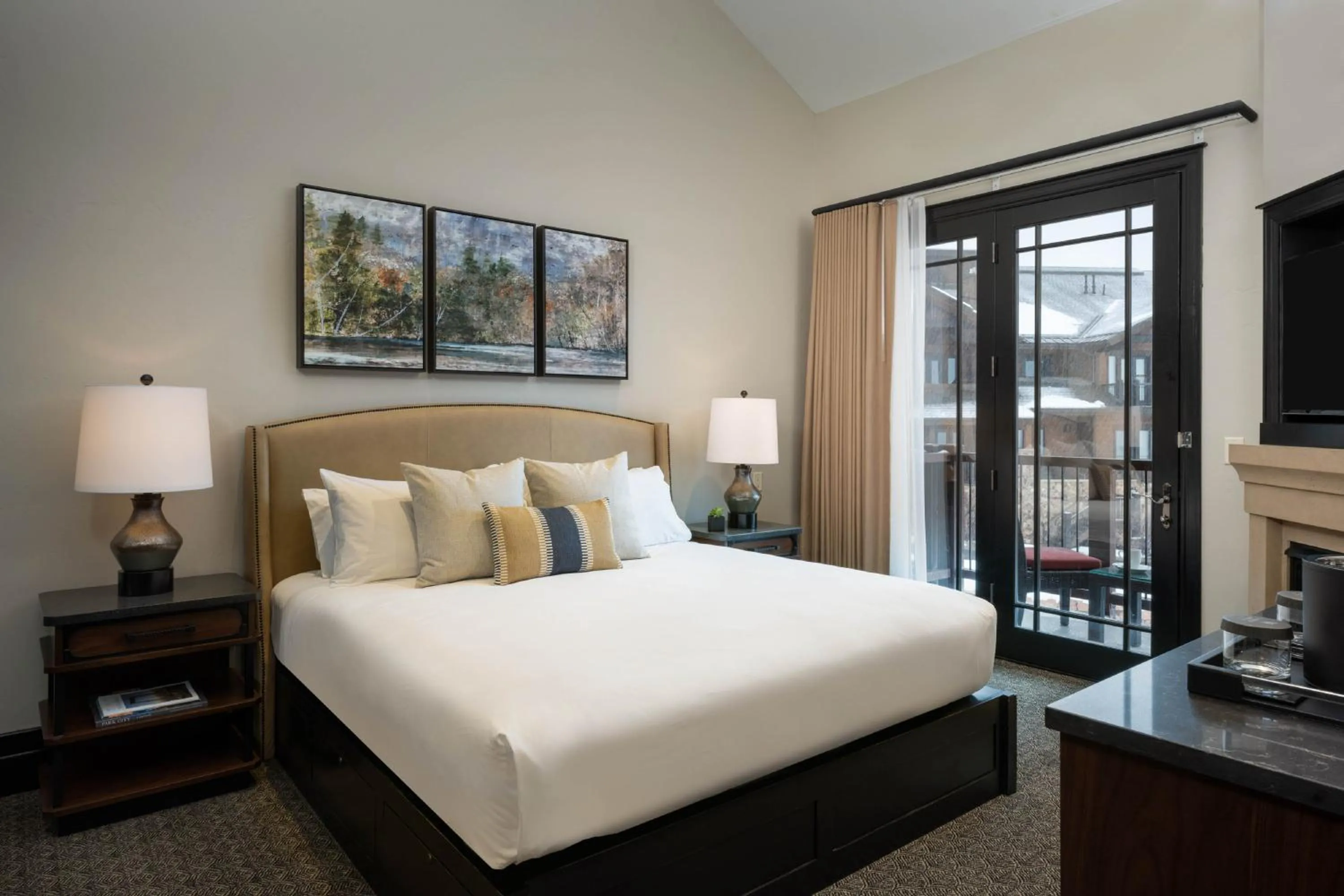 Bed in Waldorf Astoria Park City