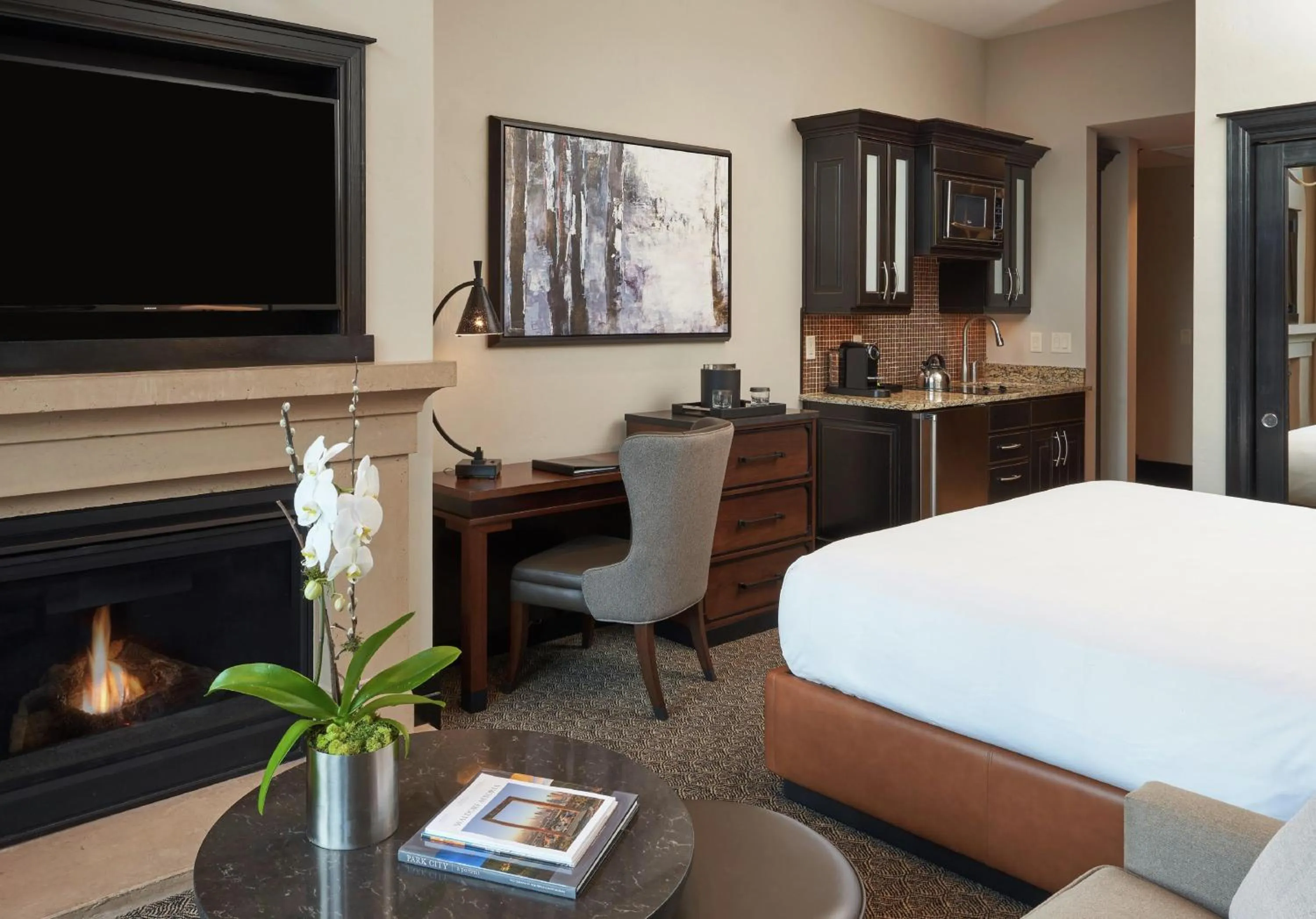 Bed in Waldorf Astoria Park City