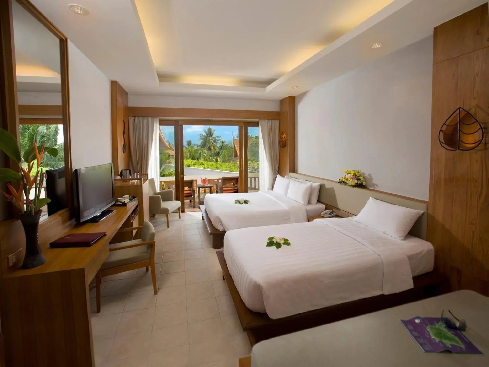 Deluxe Family Room (3 Adults) in Thai House Beach Resort Deluxe Family Room (3 Adults) in Thai House Beach Resort