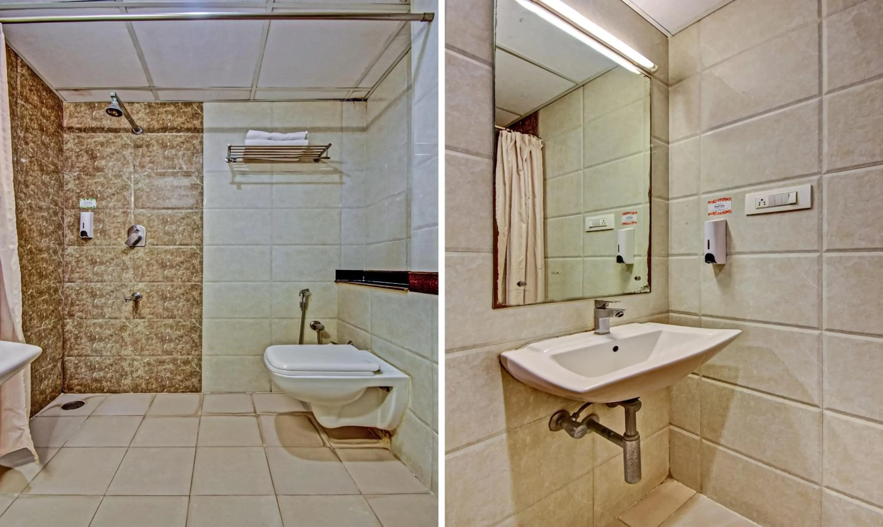 Bathroom in Treebo Raj Elegance Manyata Tech Park
