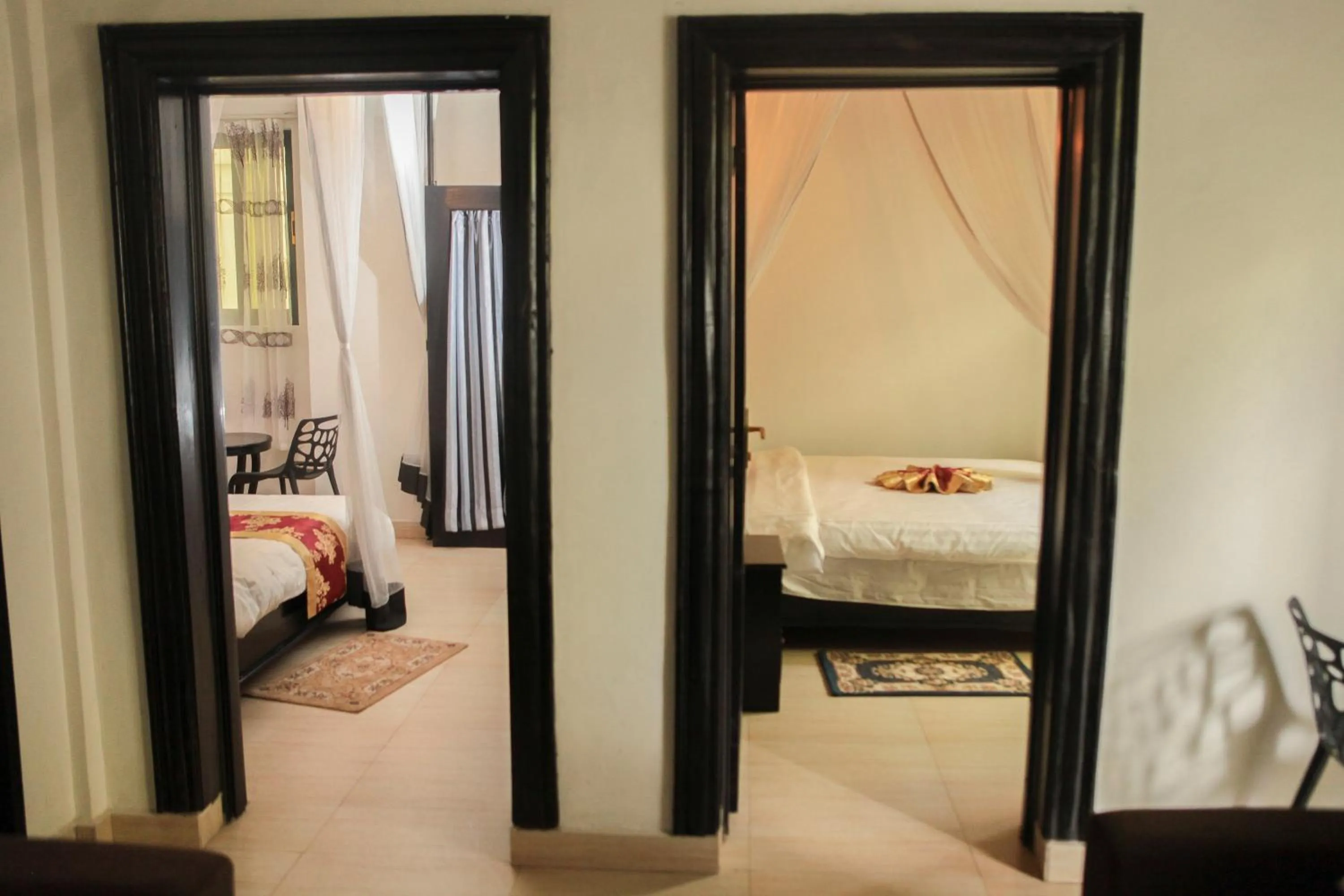 Bed in Hotel Kangaroo Bujumbura