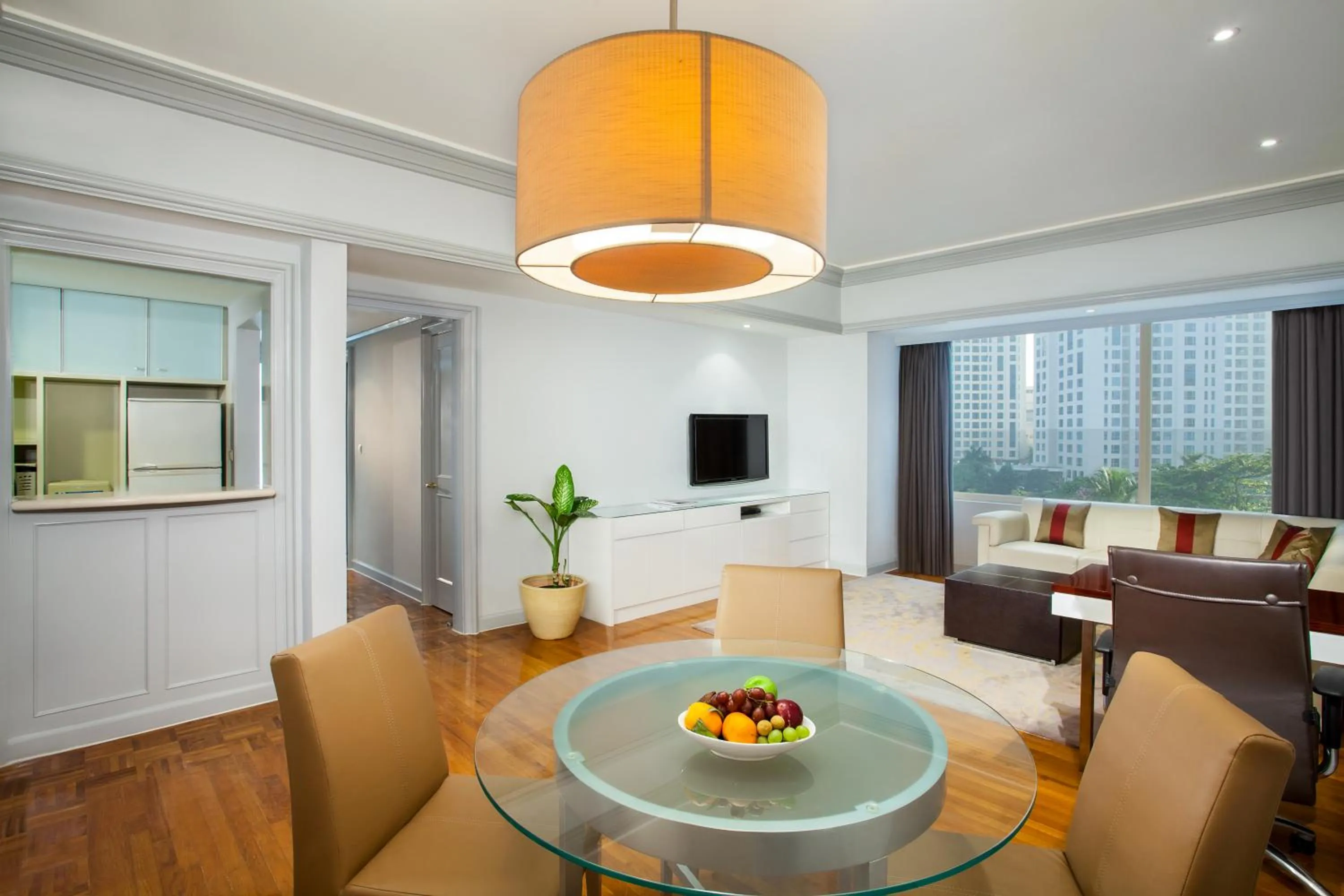 Living room in Wyndham Casablanca Jakarta