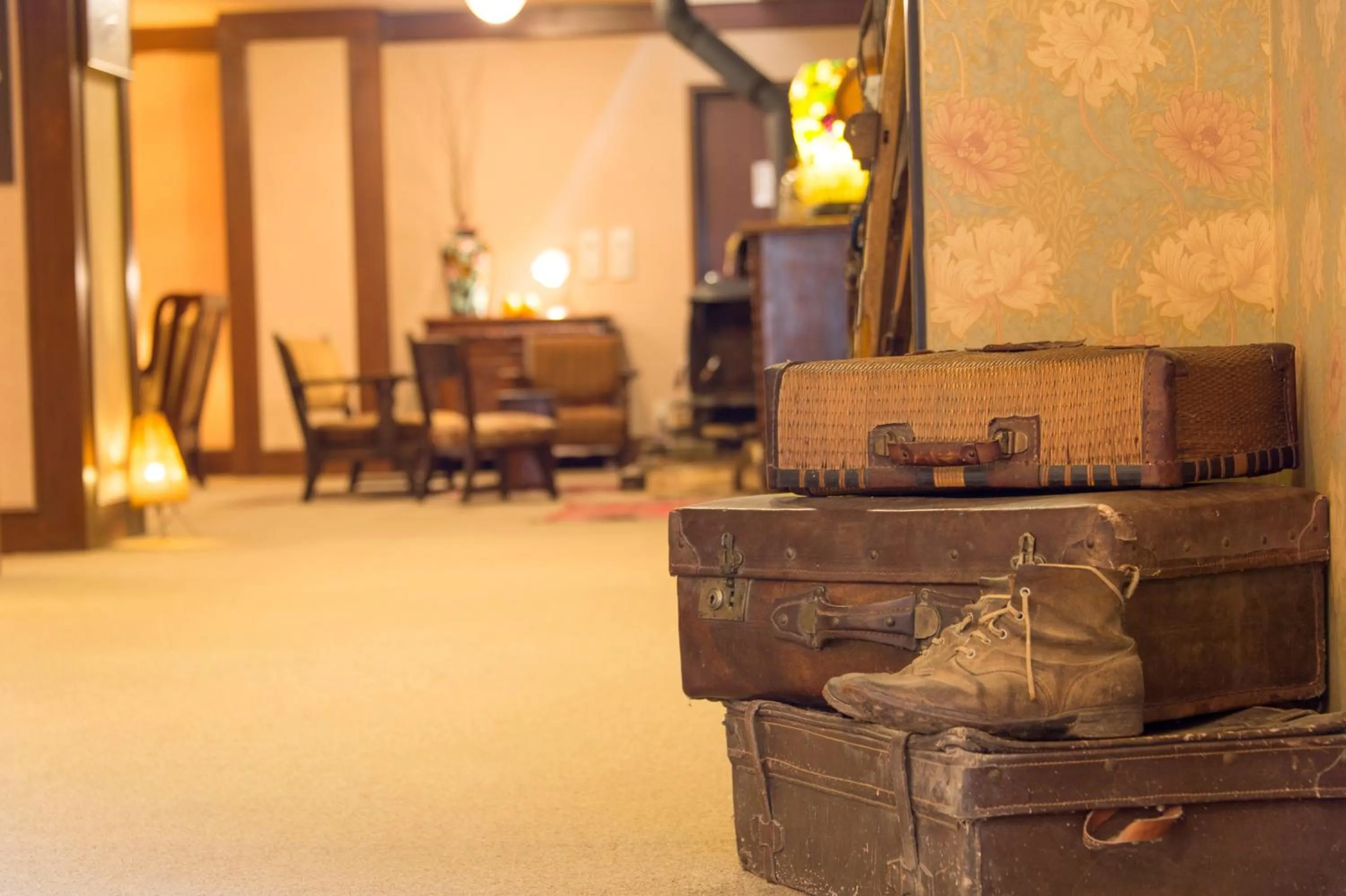 Lobby or reception in Hakuba Mominoki Hotel