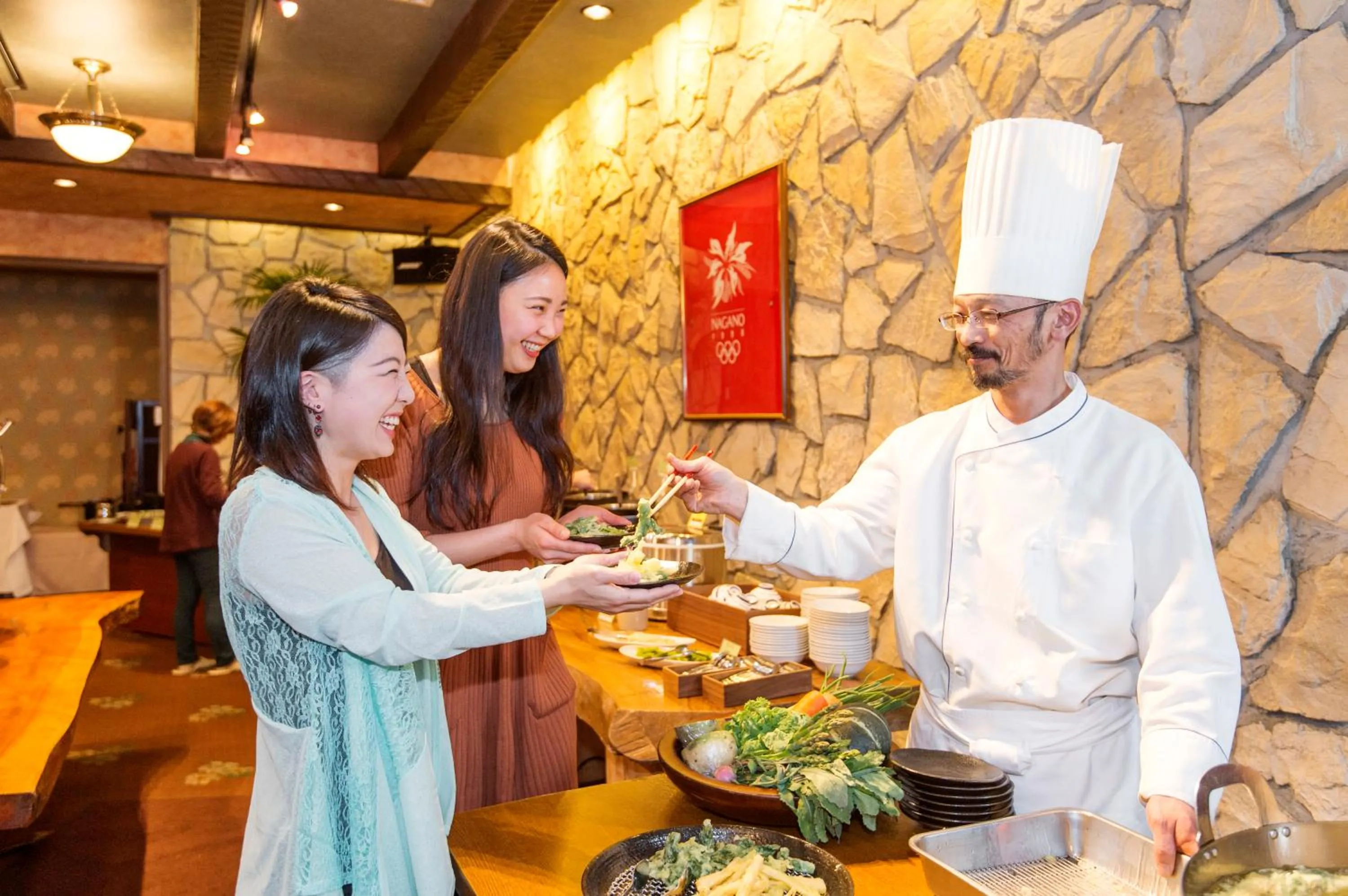 Food close-up in Hakuba Mominoki Hotel