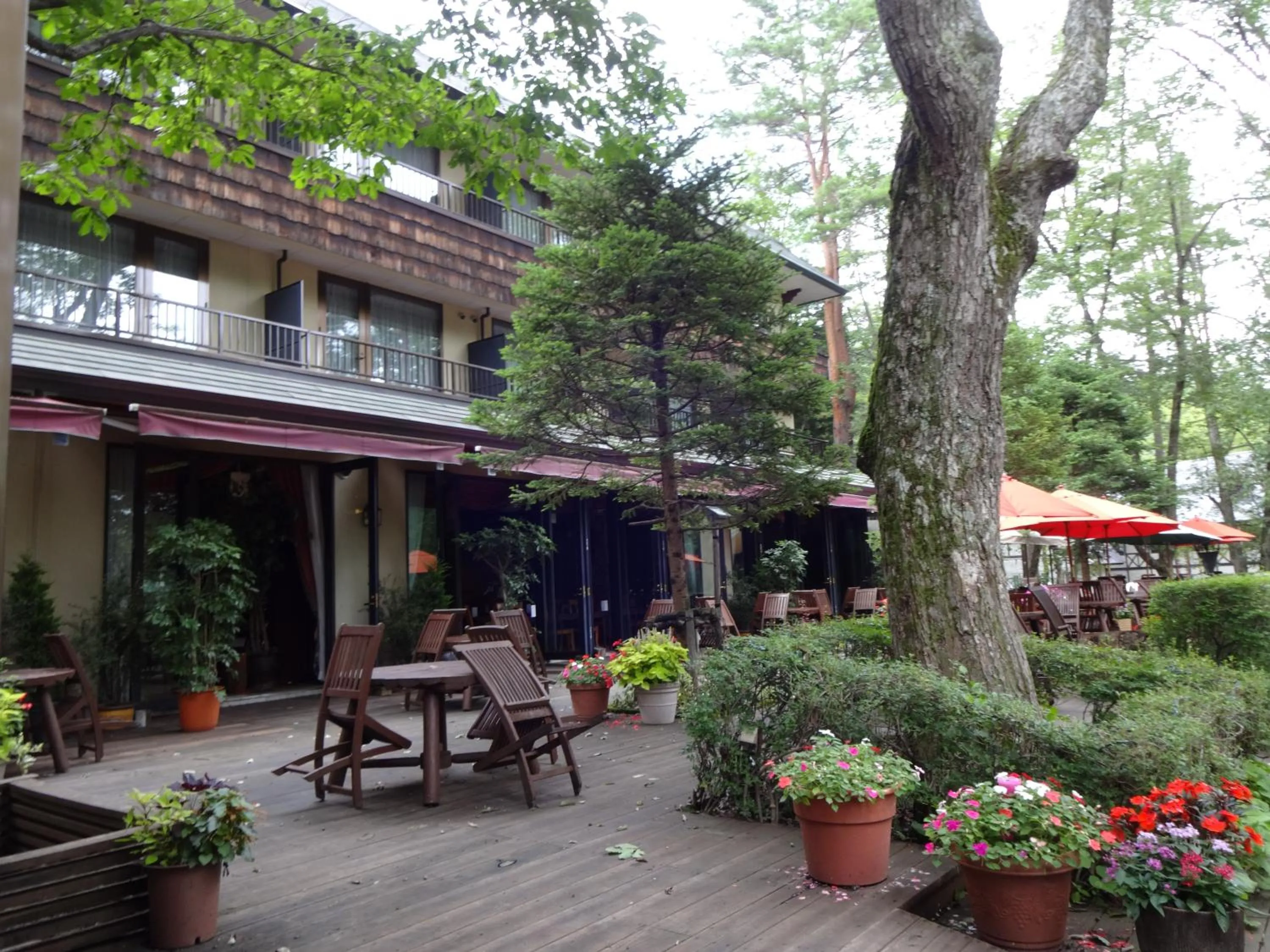 Facade/entrance in Hakuba Mominoki Hotel