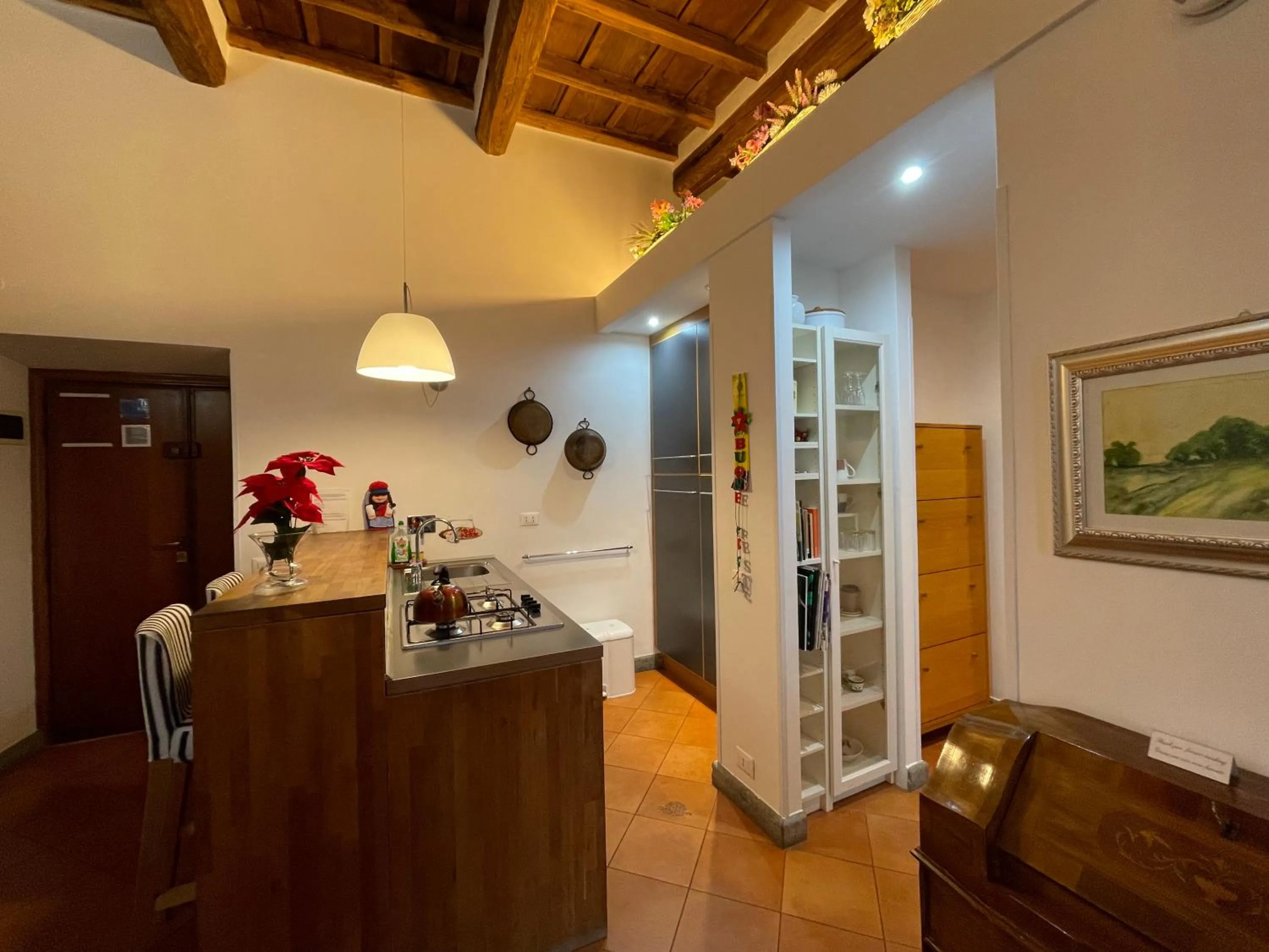 Kitchen or kitchenette in Casa Vacanze Palazzo Primoli
