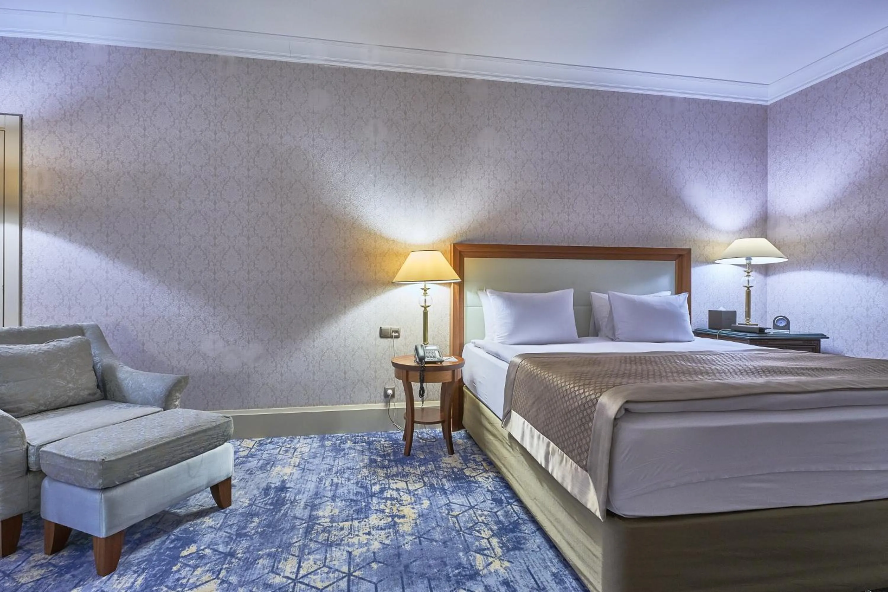 Bed in Rixos President Hotel Astana