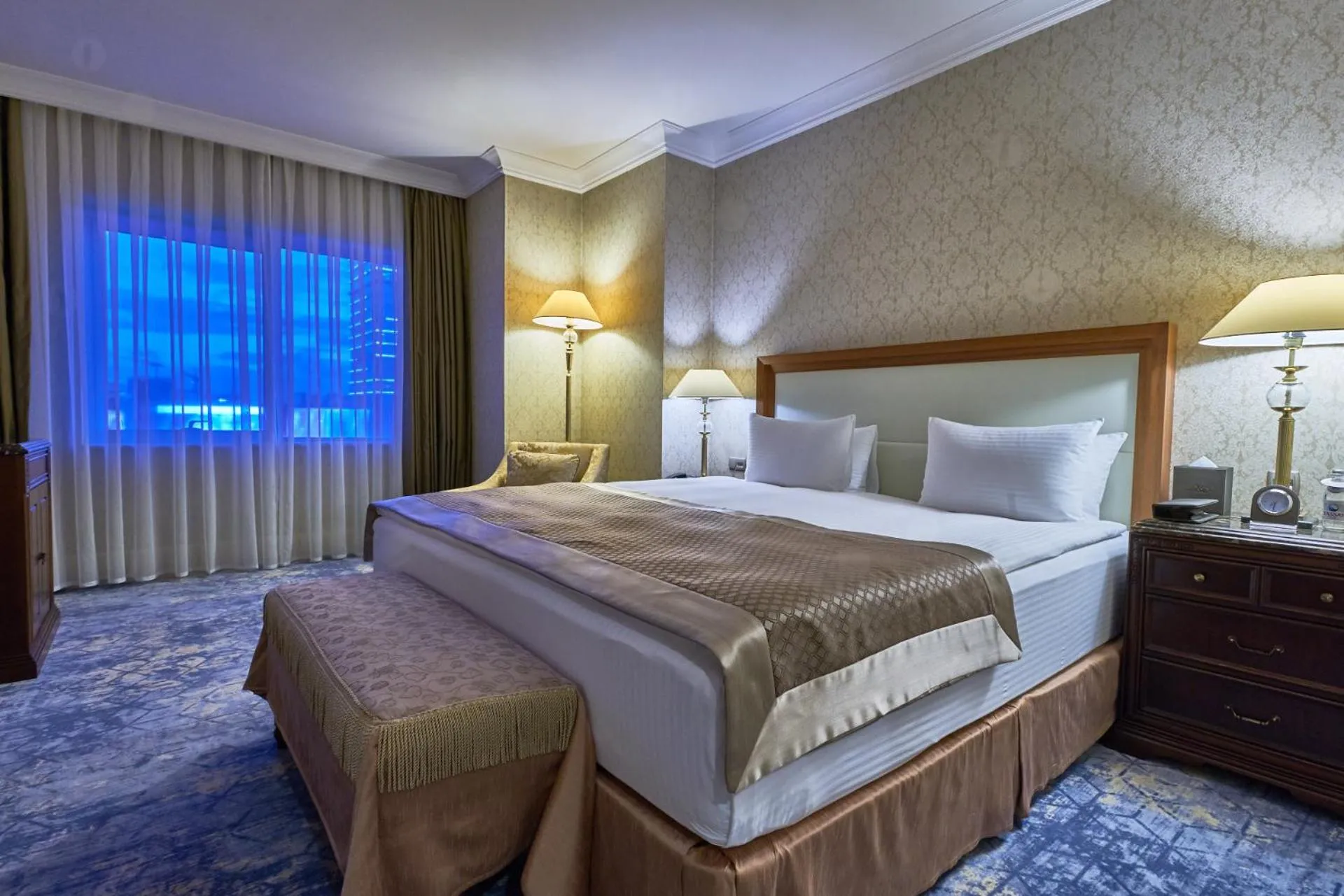 Bed in Rixos President Hotel Astana