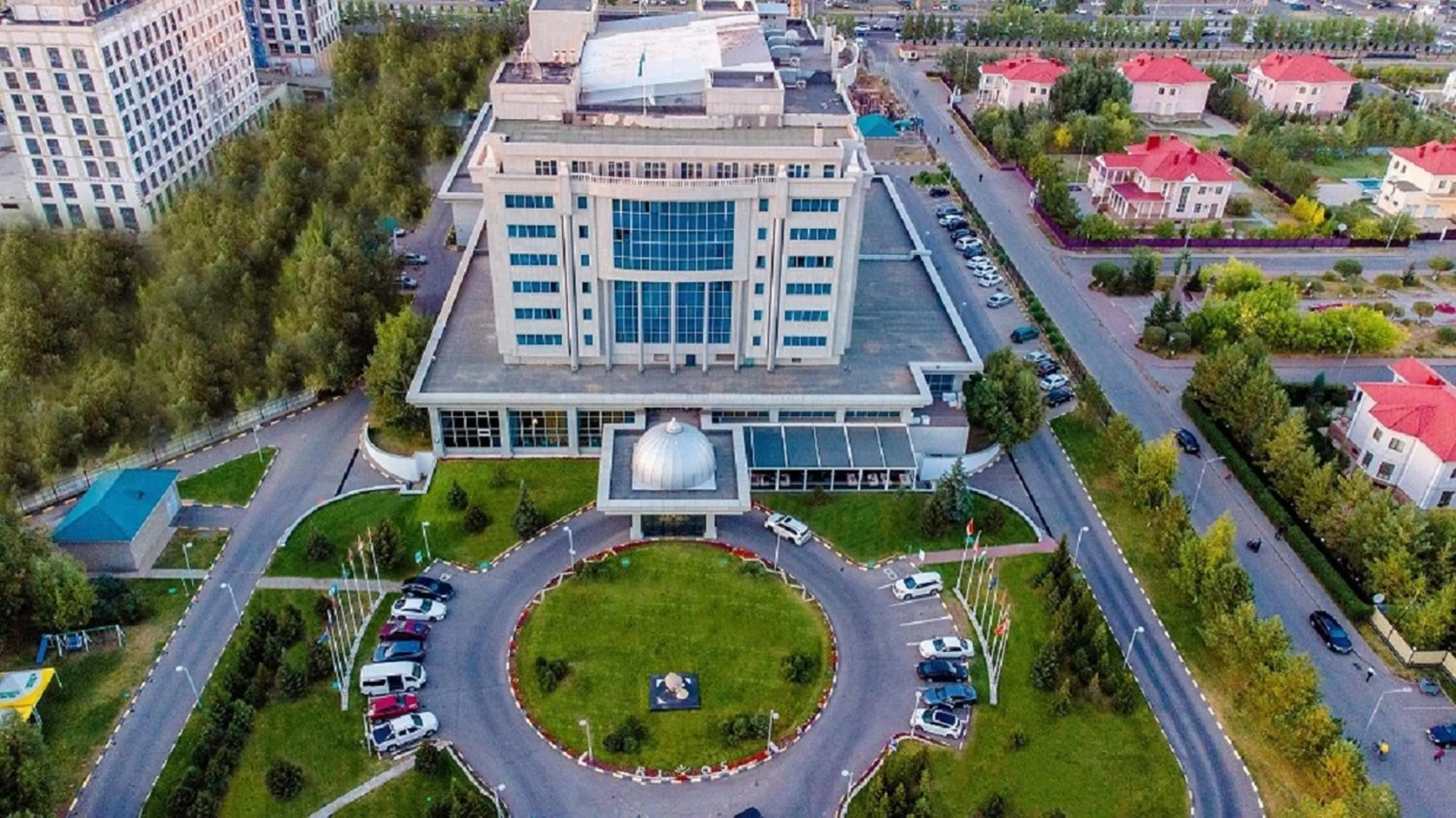 Bird's eye view in Rixos President Hotel Astana