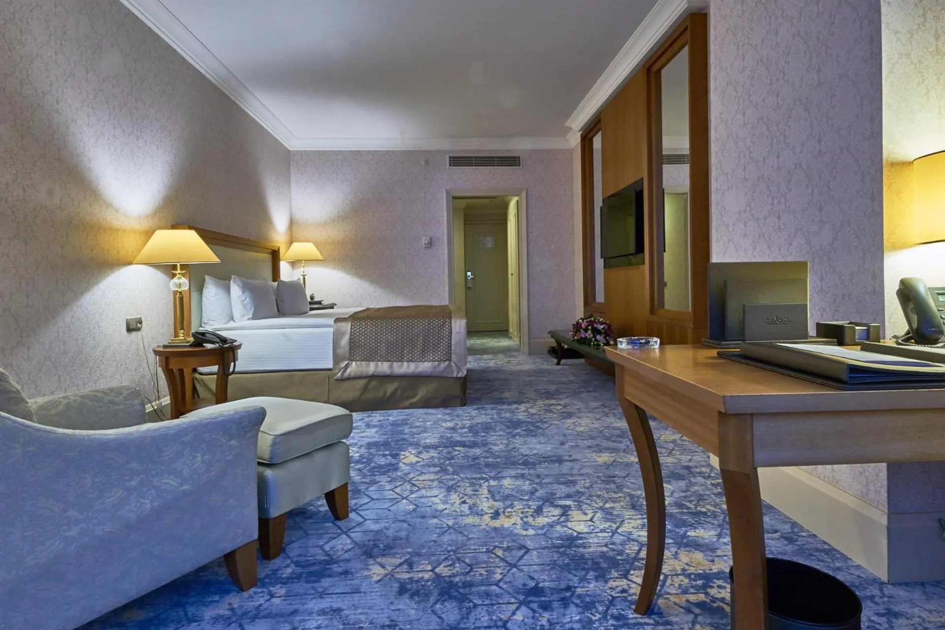 Bed in Rixos President Hotel Astana