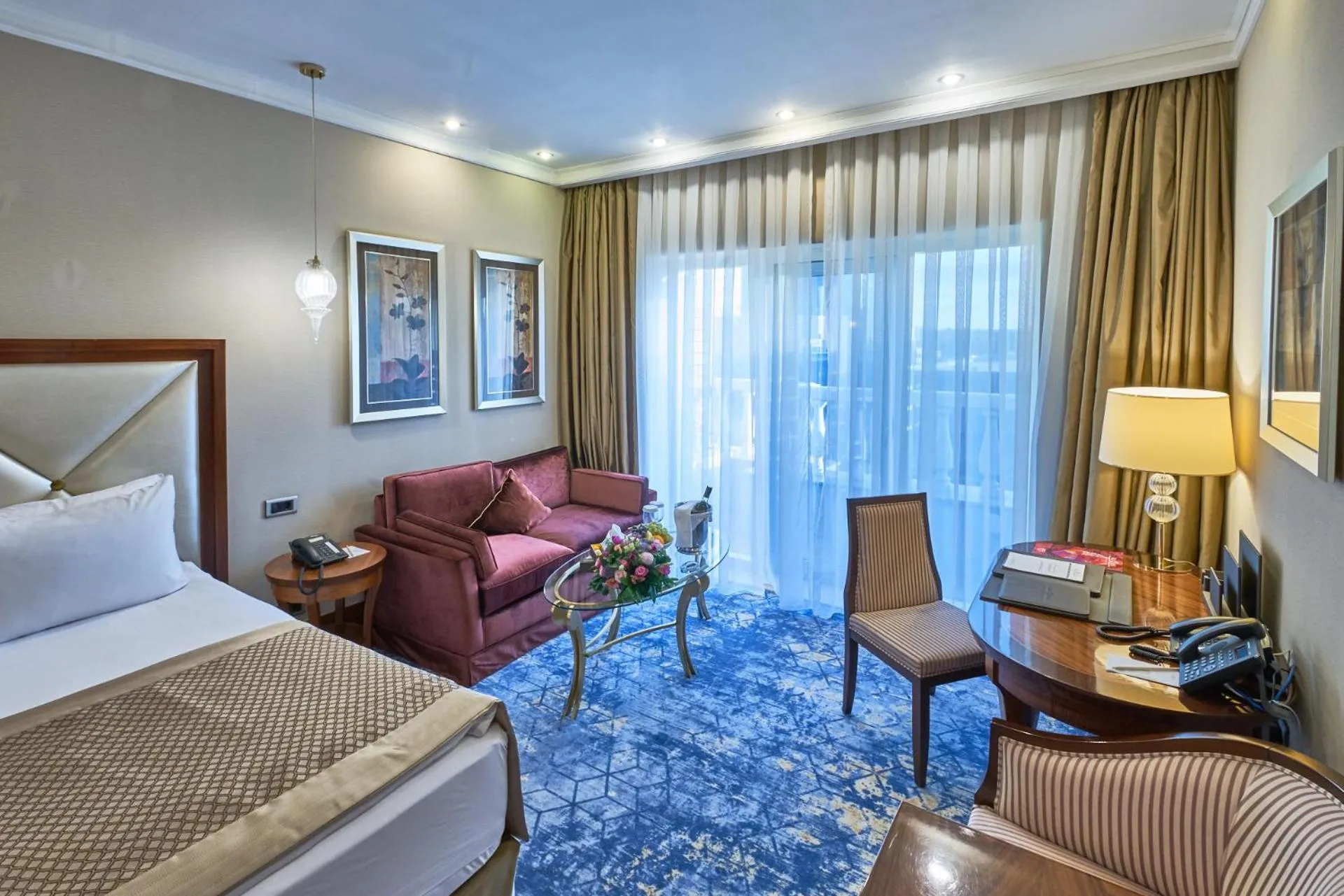 Bed in Rixos President Hotel Astana