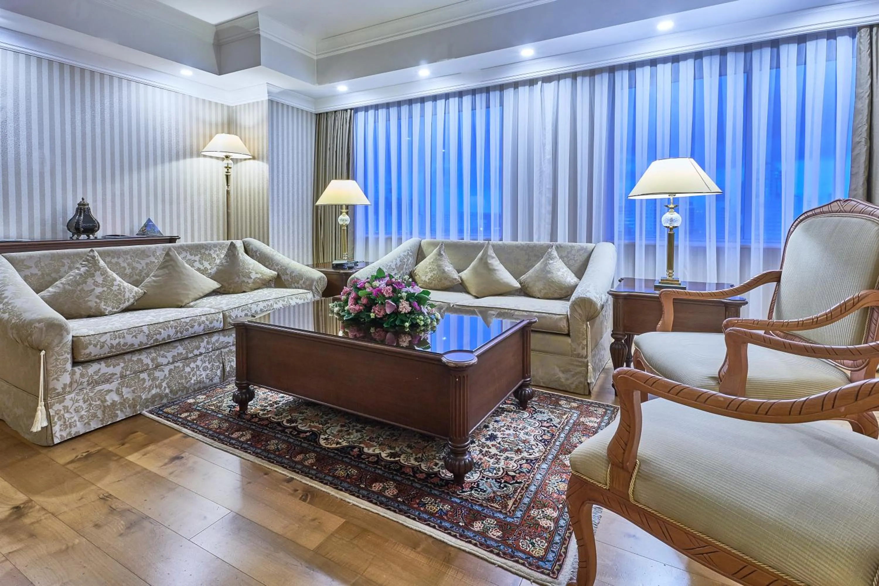 Living room in Rixos President Hotel Astana