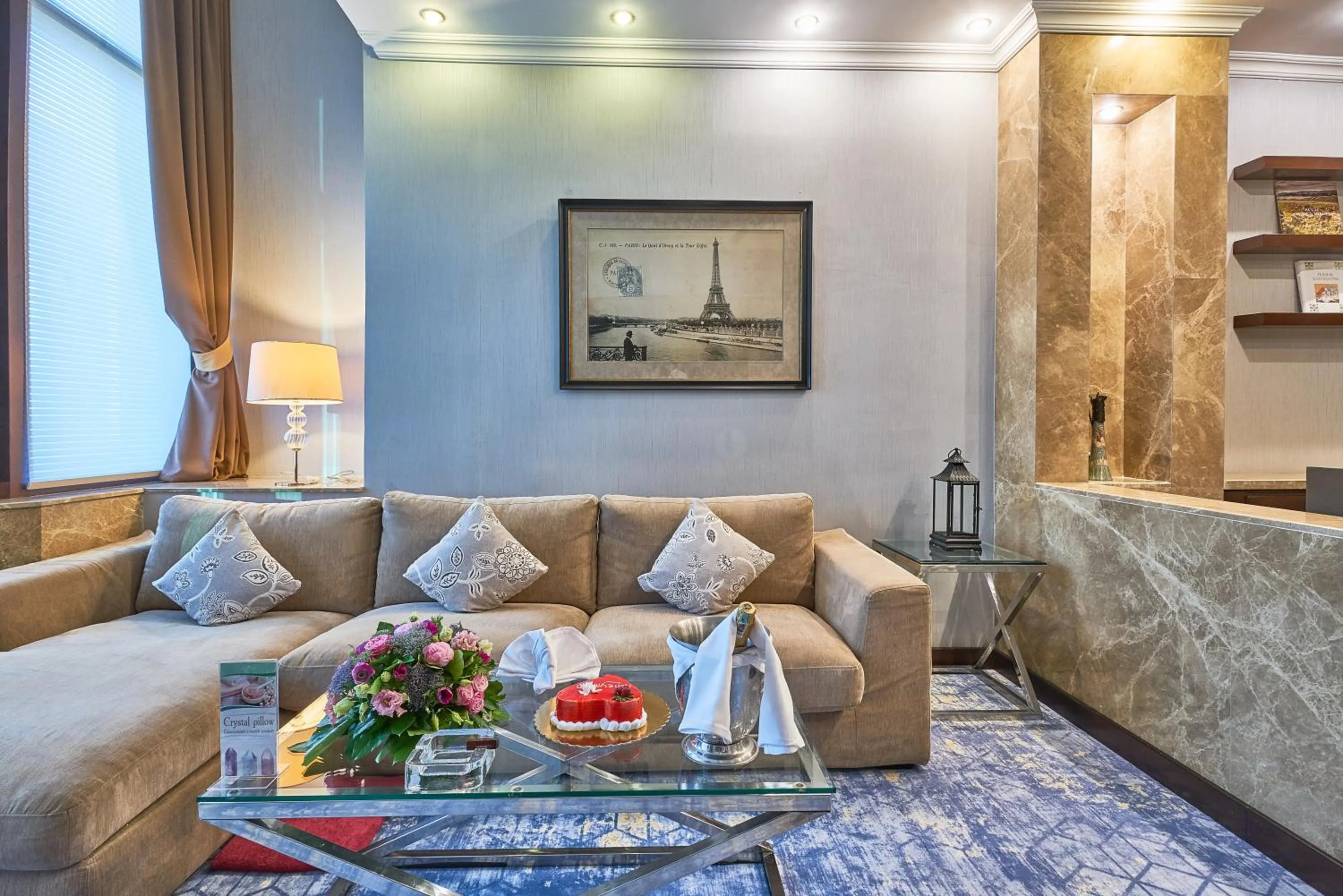 Living room in Rixos President Hotel Astana