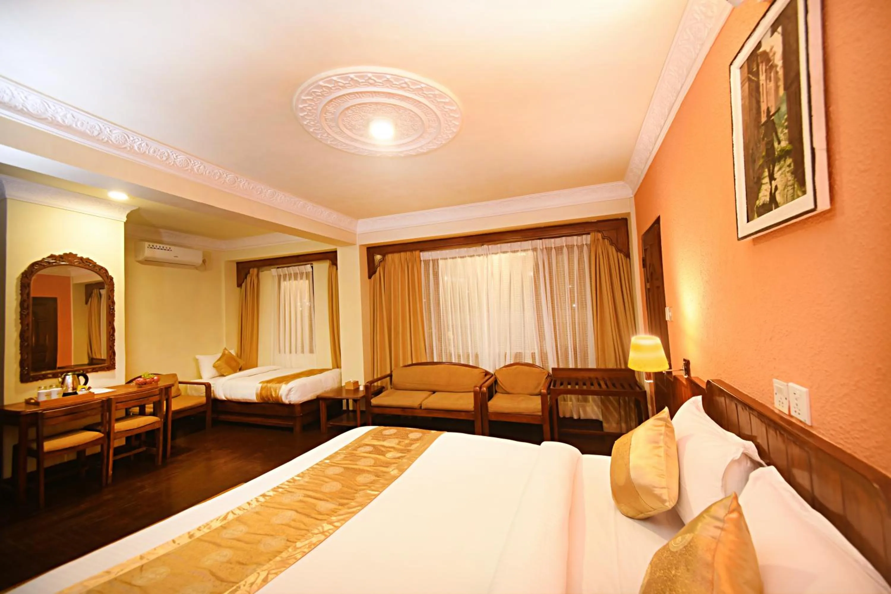 Bed in Nirvana Boutique Hotel