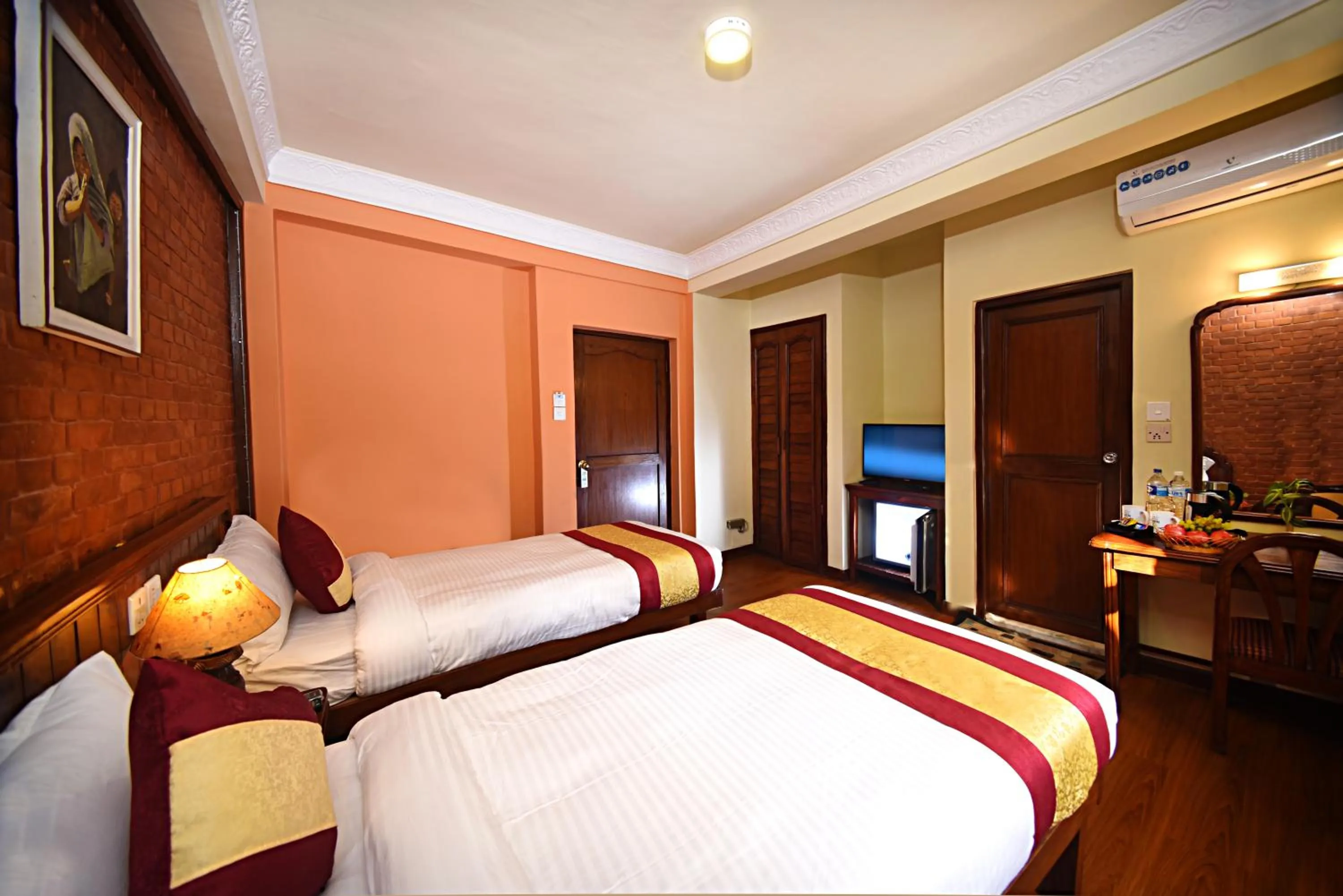 Bed in Nirvana Boutique Hotel