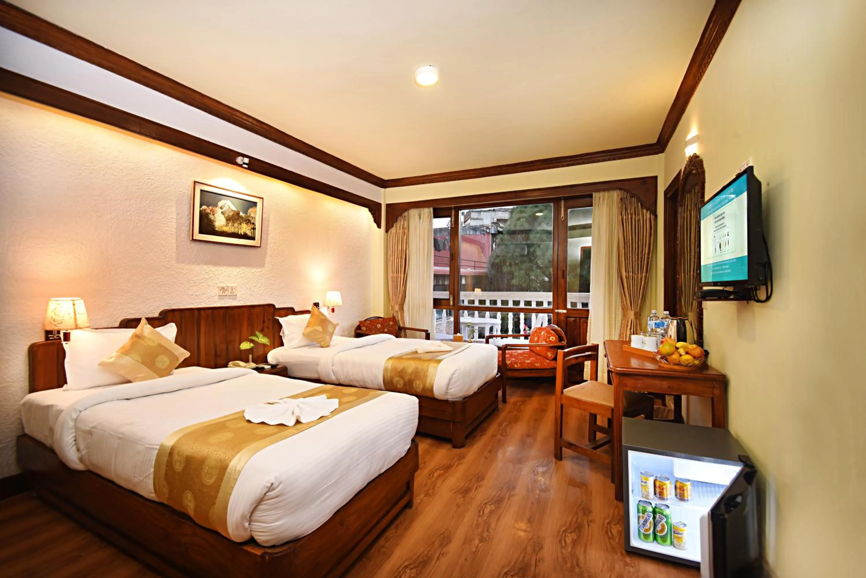 Bed in Nirvana Boutique Hotel