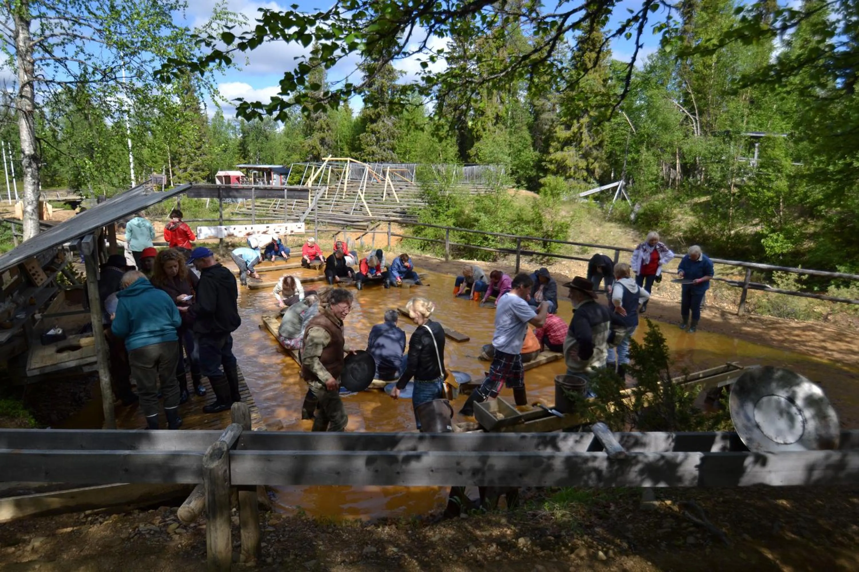 Activities in Tankavaara Gold Village