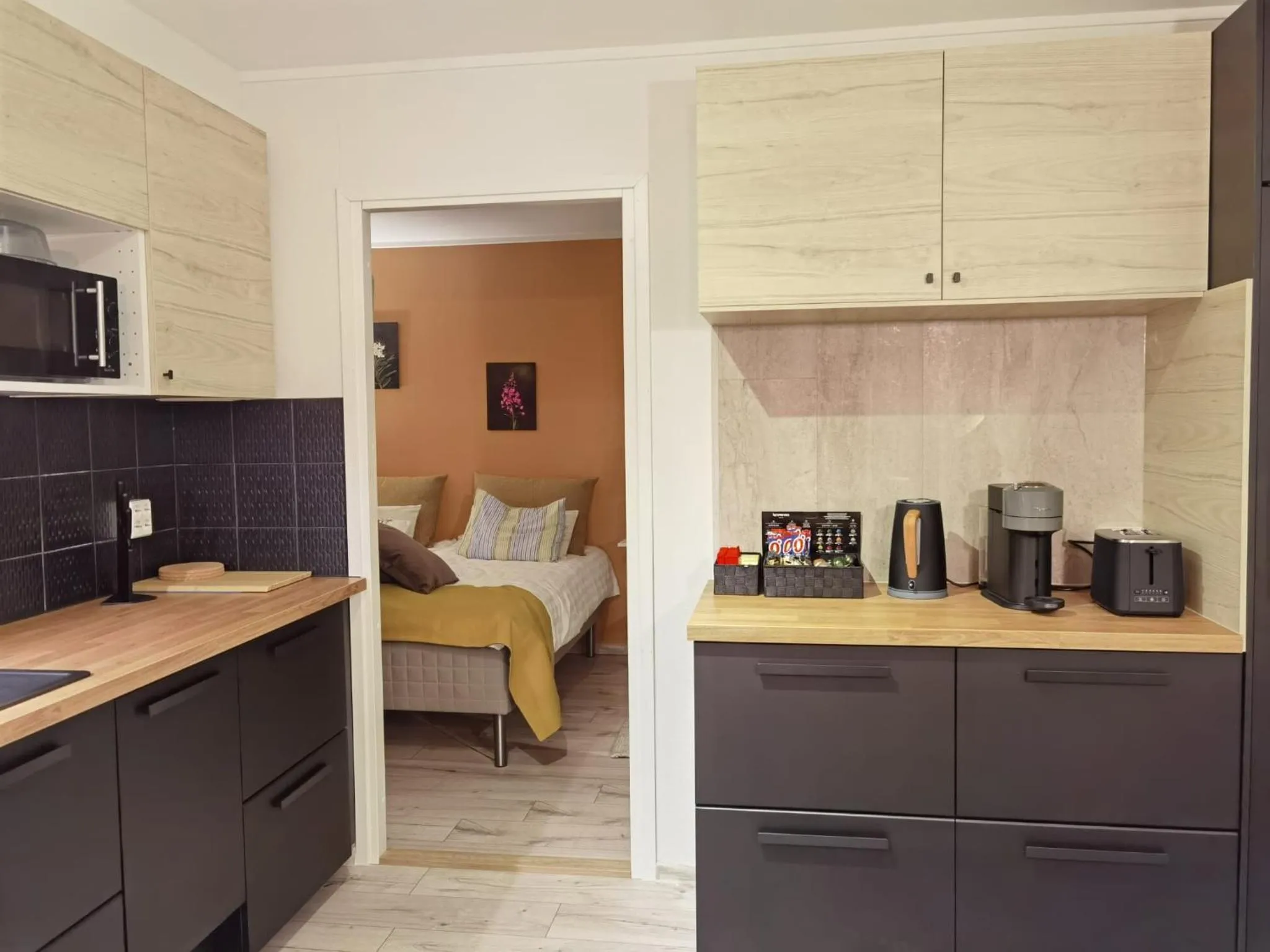 Coffee/tea facilities in Tankavaara Gold Village