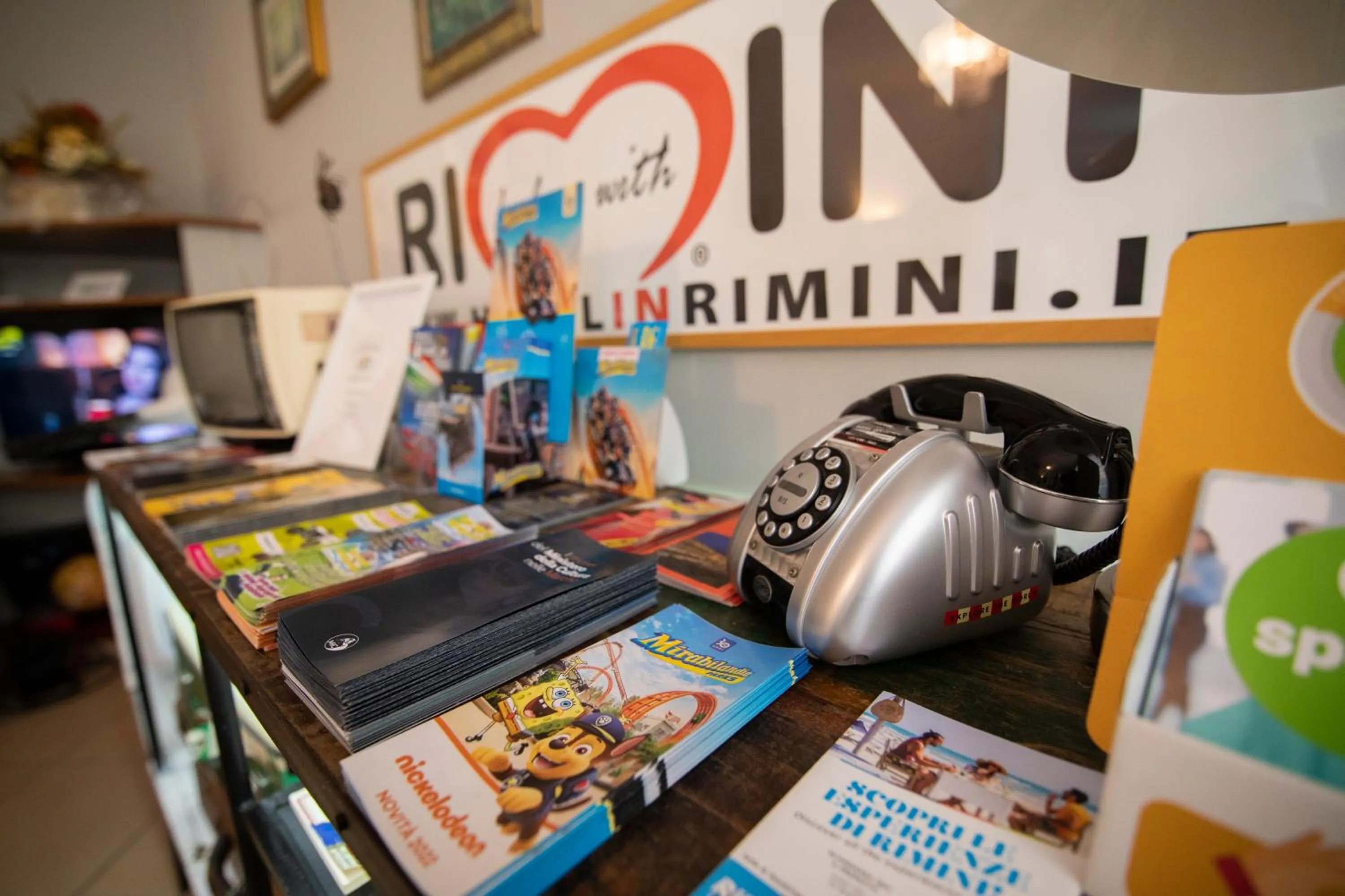 Lobby or reception in Hotel Ausonia B&B RiMiNi
