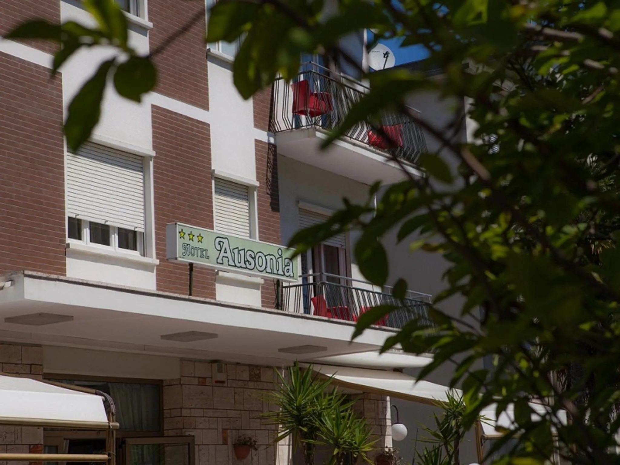 Facade/entrance in Hotel Ausonia B&B RiMiNi