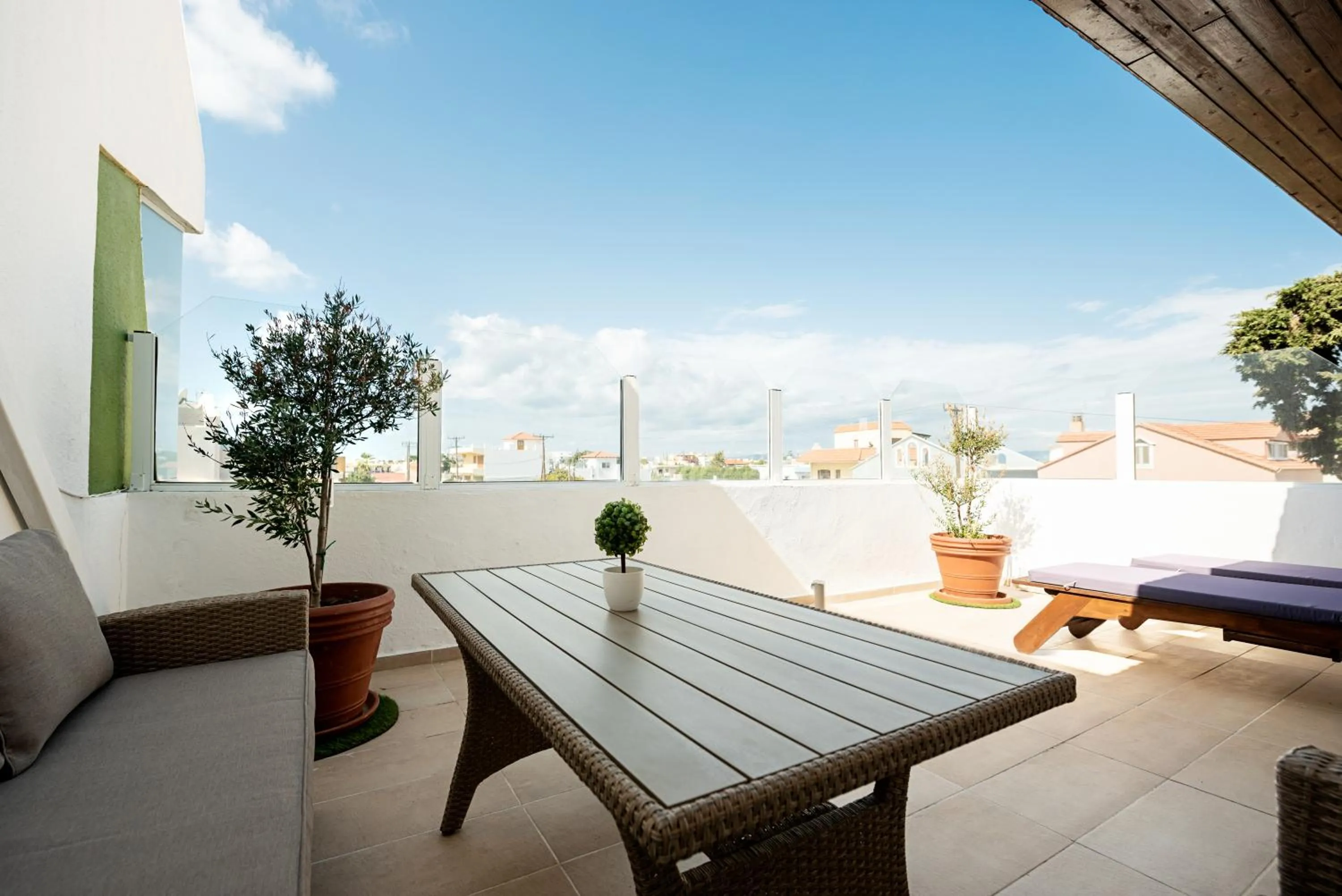 Balcony/Terrace in Terinikos Sunny Garden Hotel & Junior Suites