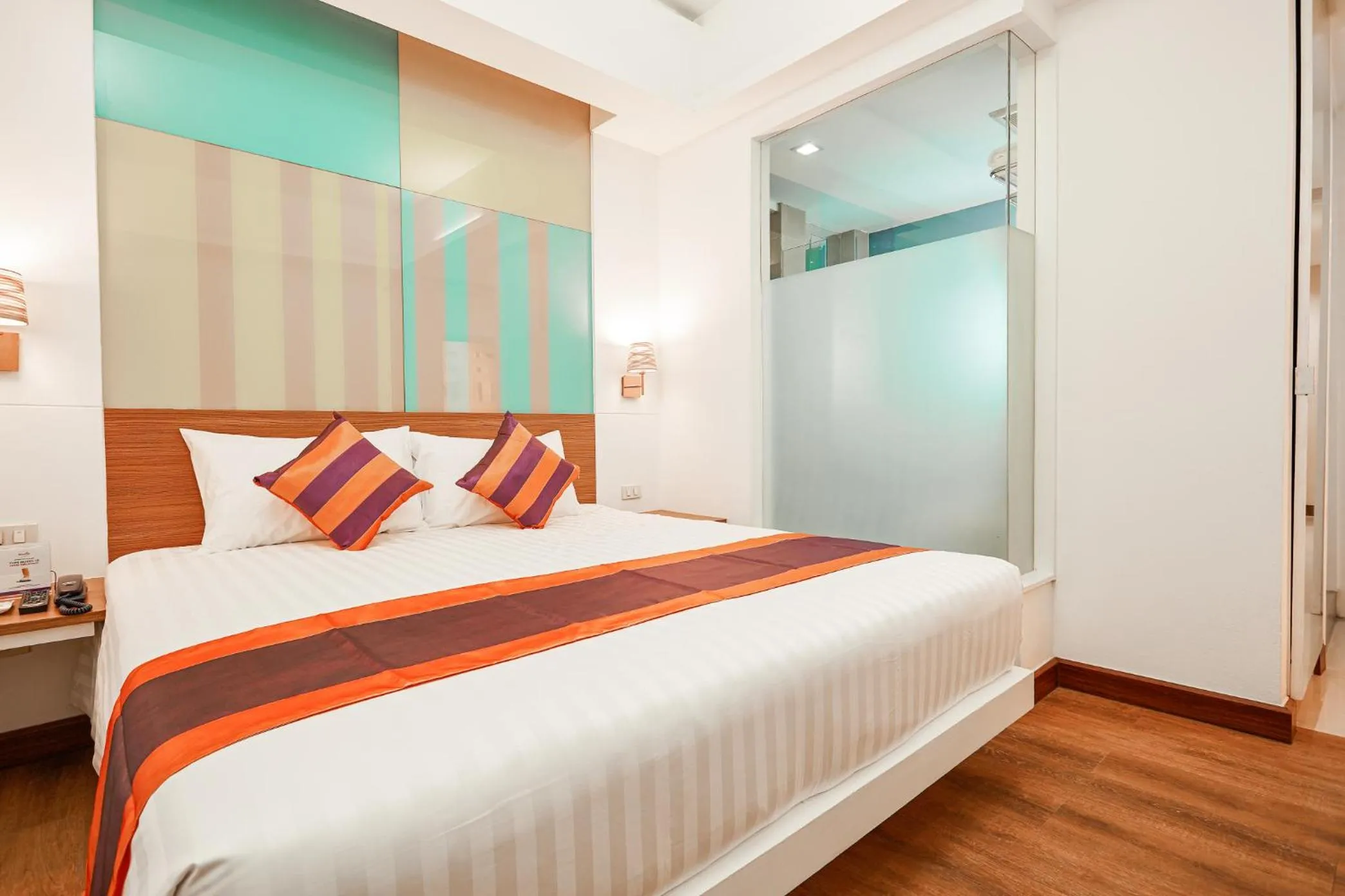 Bedroom, Bed in Studio Asoke