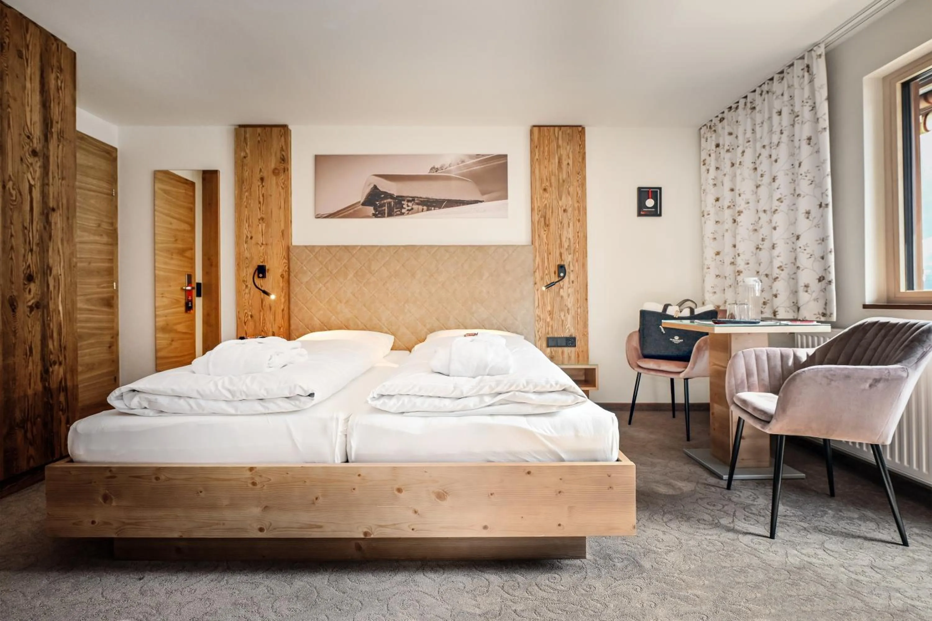 Photo of the whole room, Bed in Hotel Alpenfeuer Montafon
