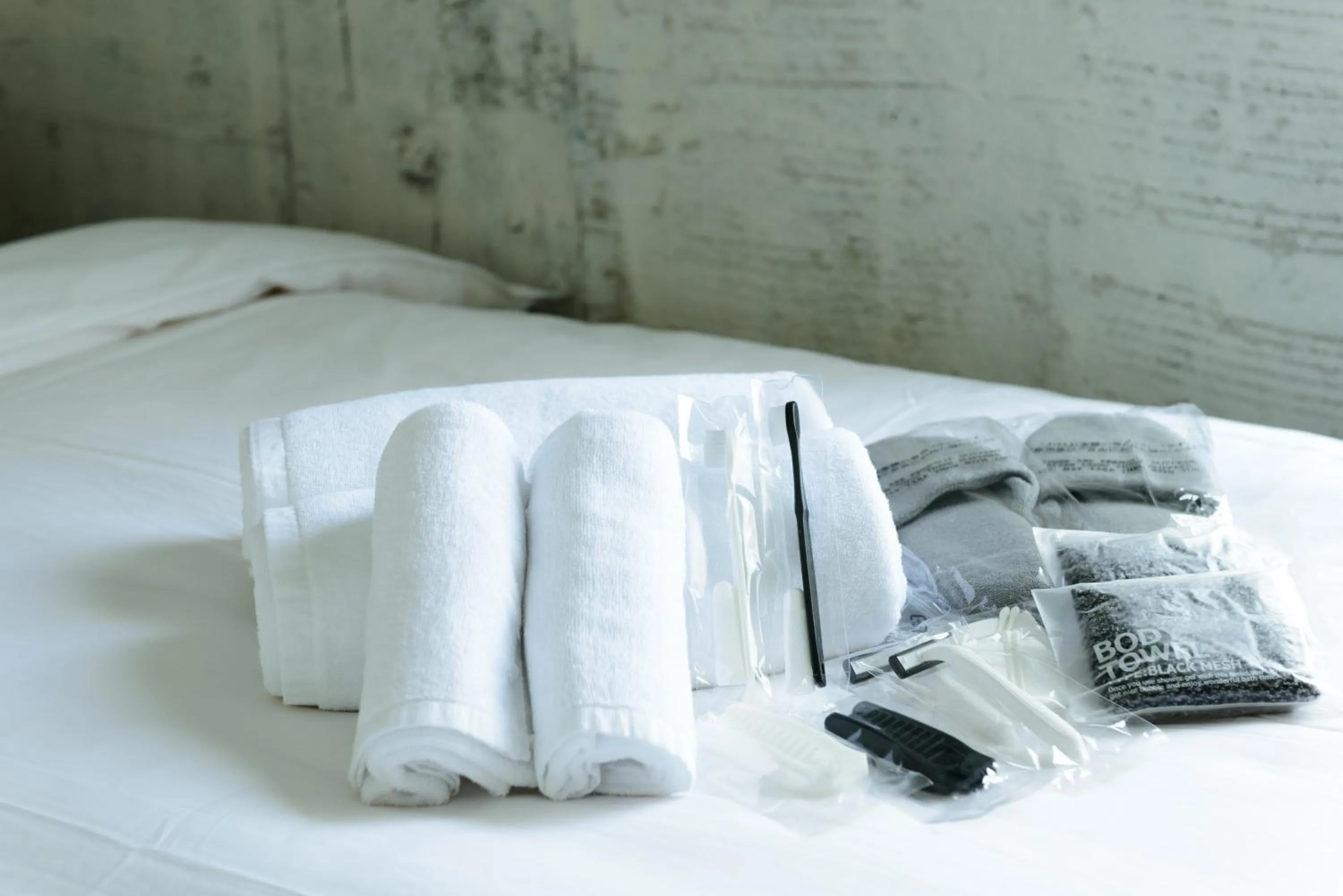 Decorative detail, Bed in Rc Hotel Kyoto Yasaka