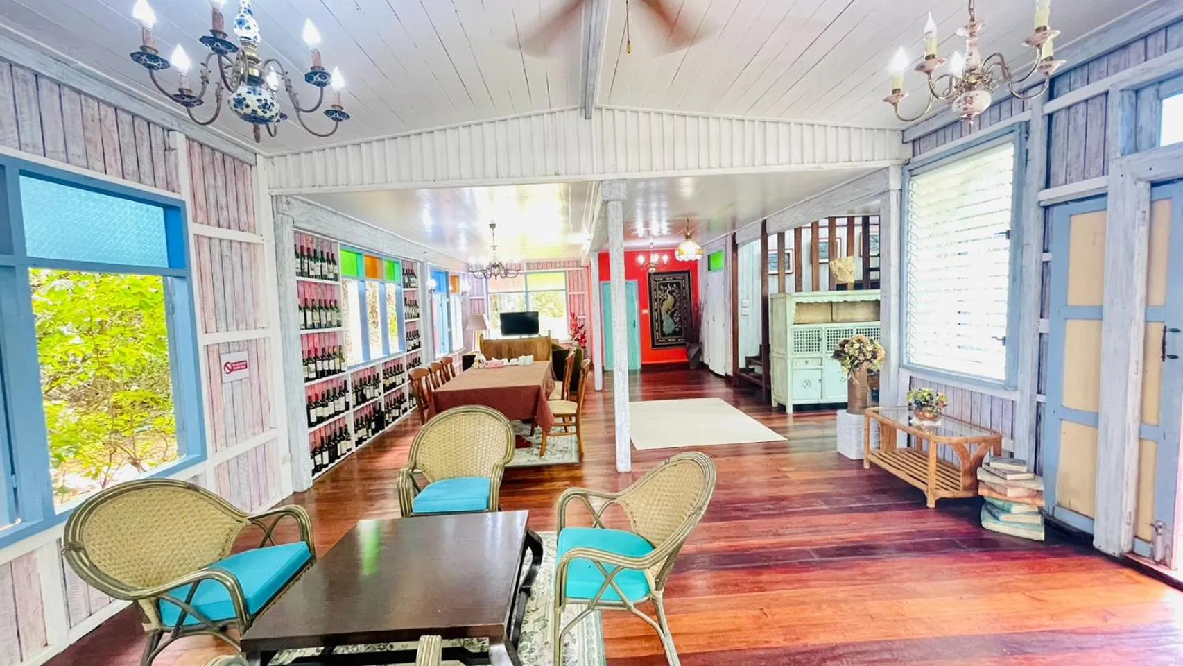 Dining area in Baan Ing Khao