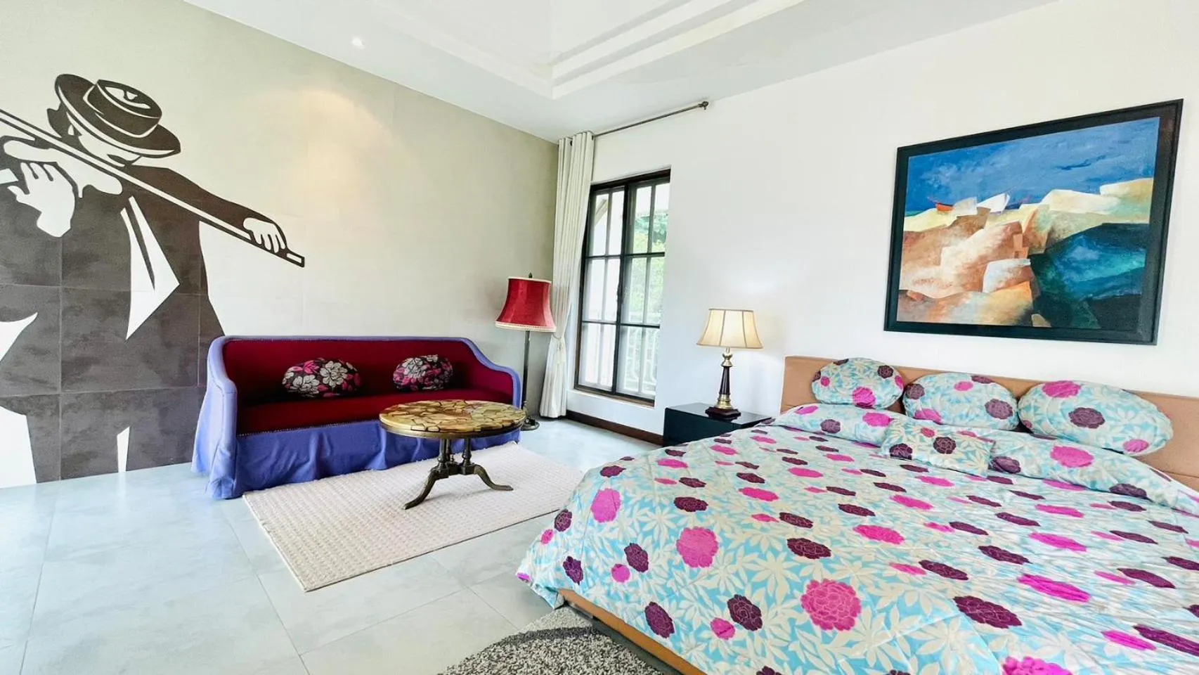 Bedroom, Bed in Baan Ing Khao