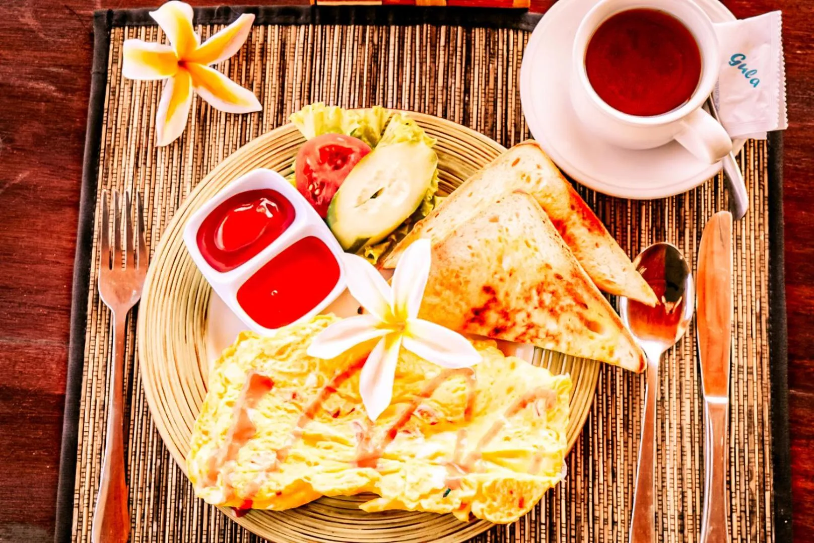 Food in Bataran Garden Cottage