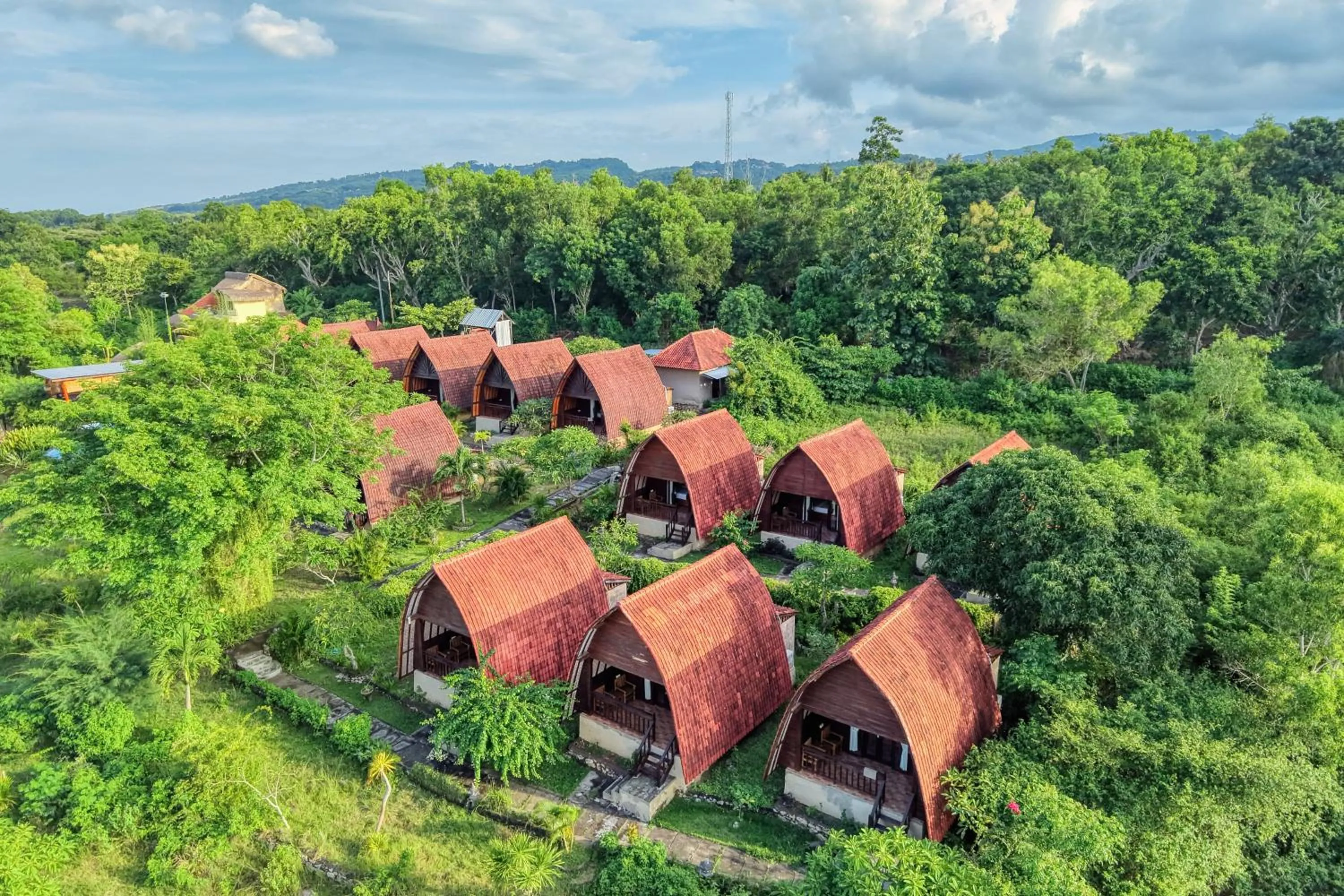 Natural landscape in Bataran Garden Cottage