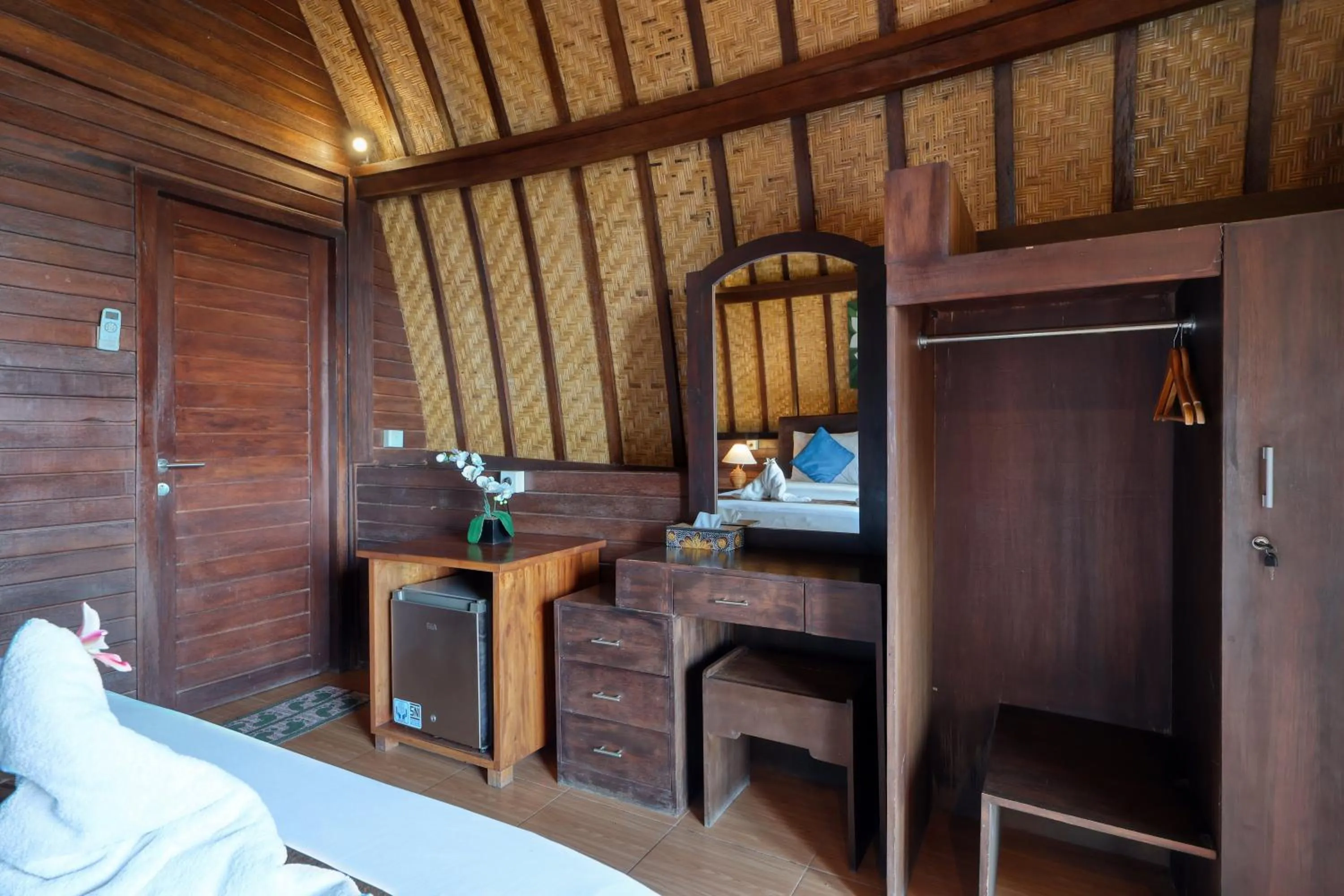 Bedroom in Bataran Garden Cottage