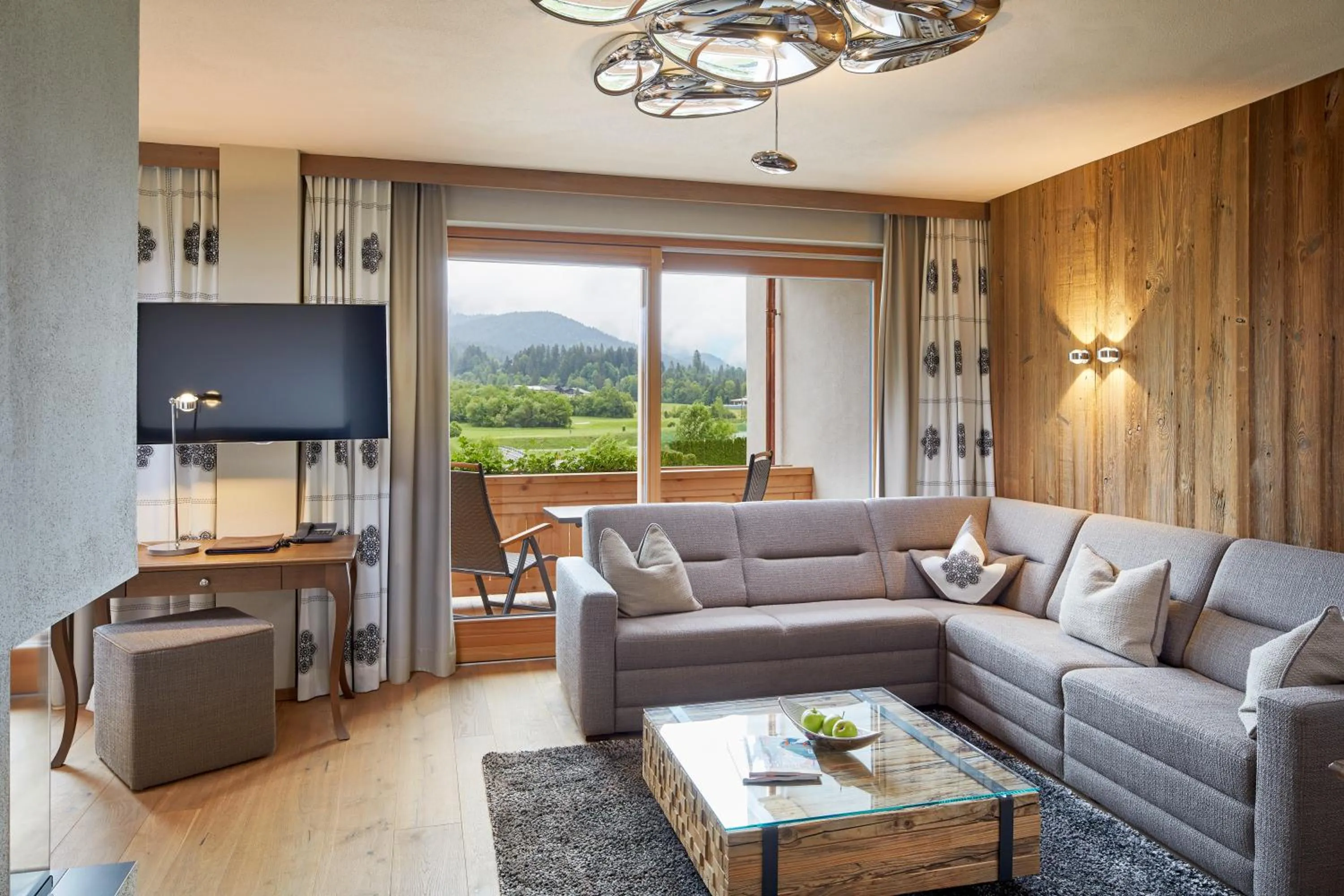 Living room in Sporthotel Ellmau in Tirol