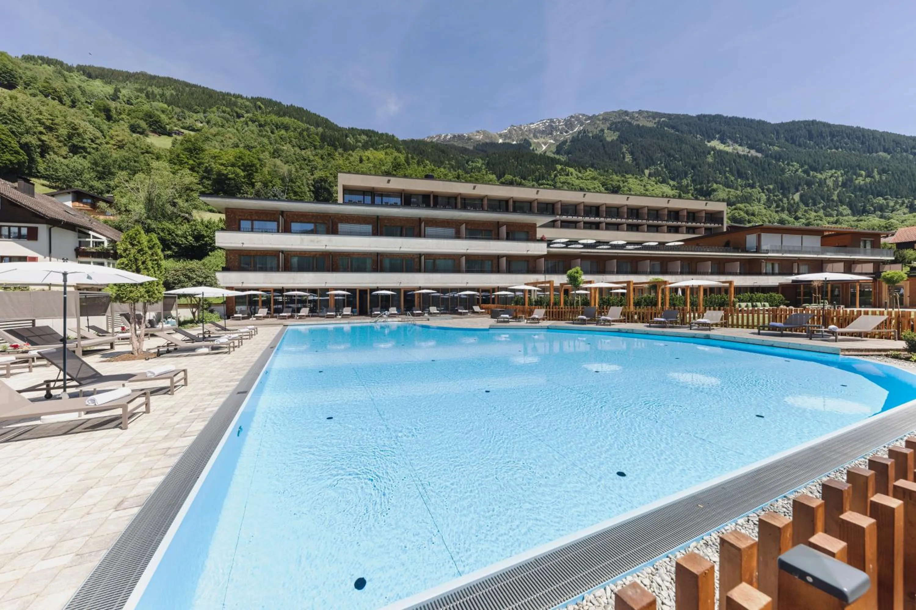 Swimming pool in Alpenhotel Montafon & SPA