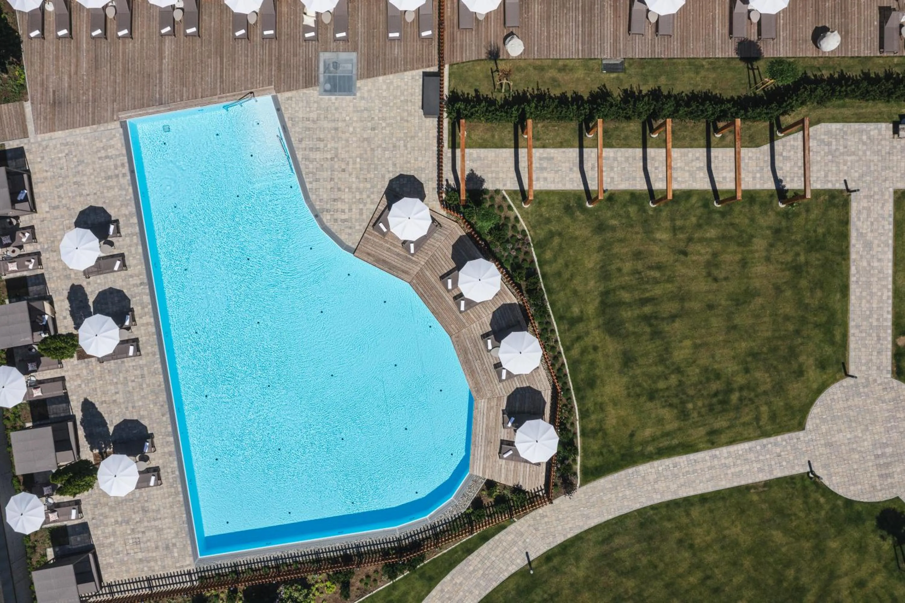 Swimming pool in Alpenhotel Montafon & SPA
