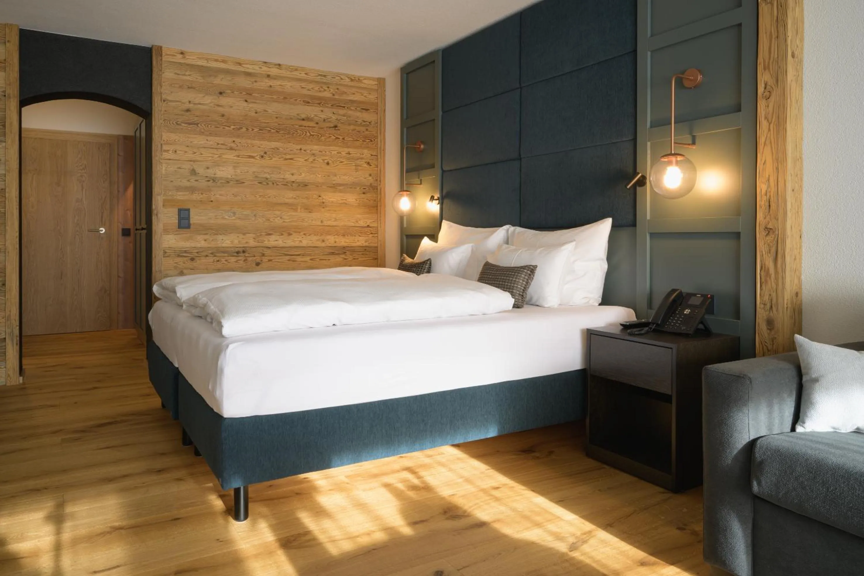 Bed in Alpenhotel Montafon & SPA