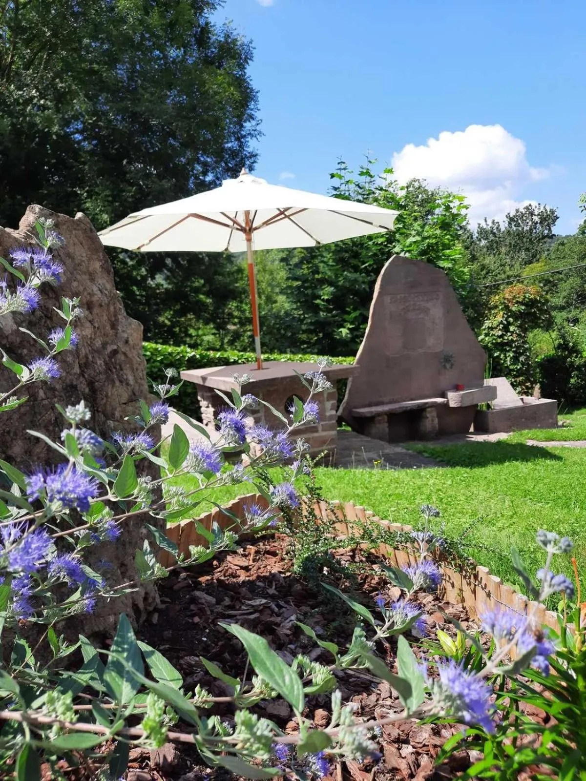 Garden in Hostal Rural Irigoienea