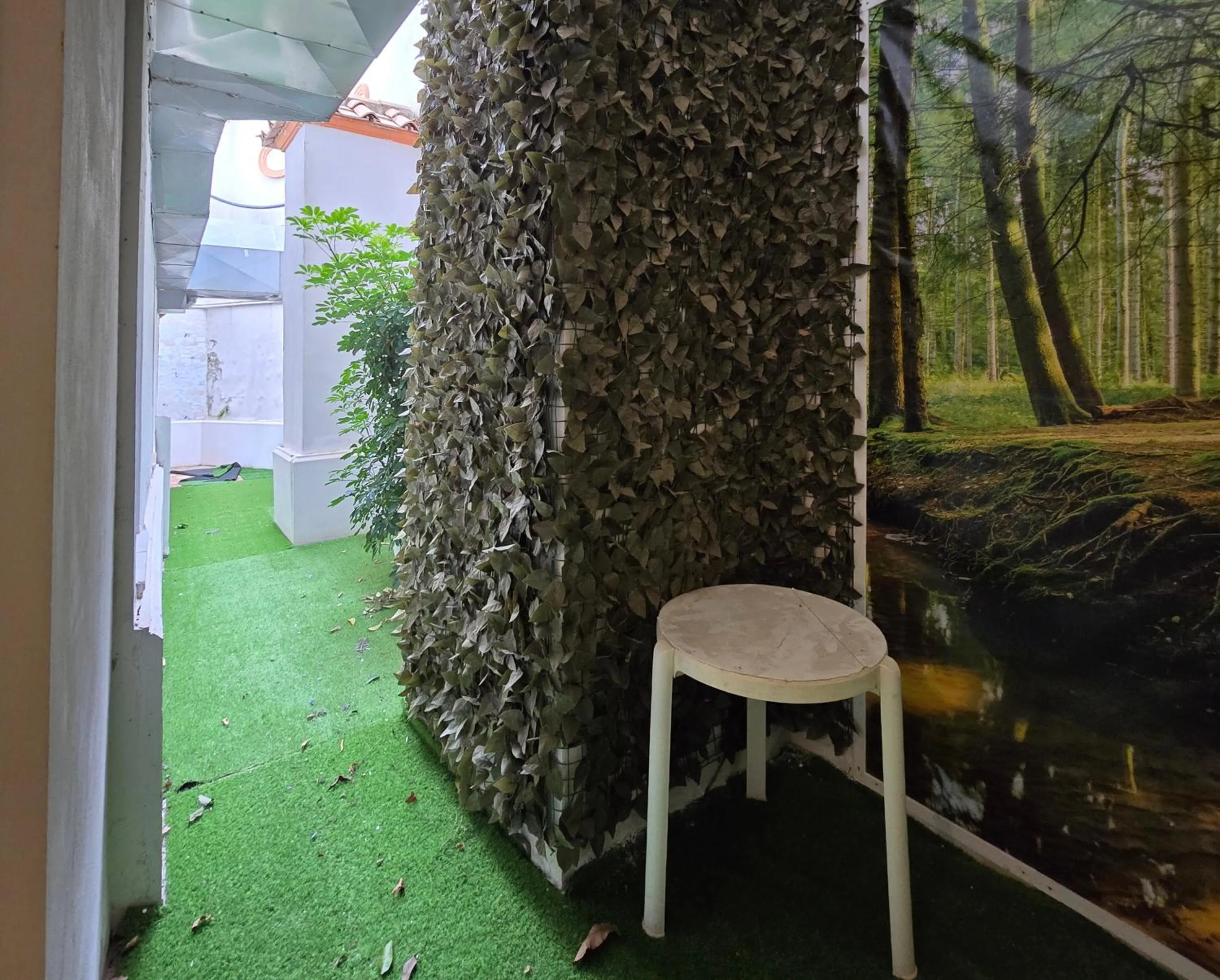 Inner courtyard view in Hotel Il Nido Sorrento