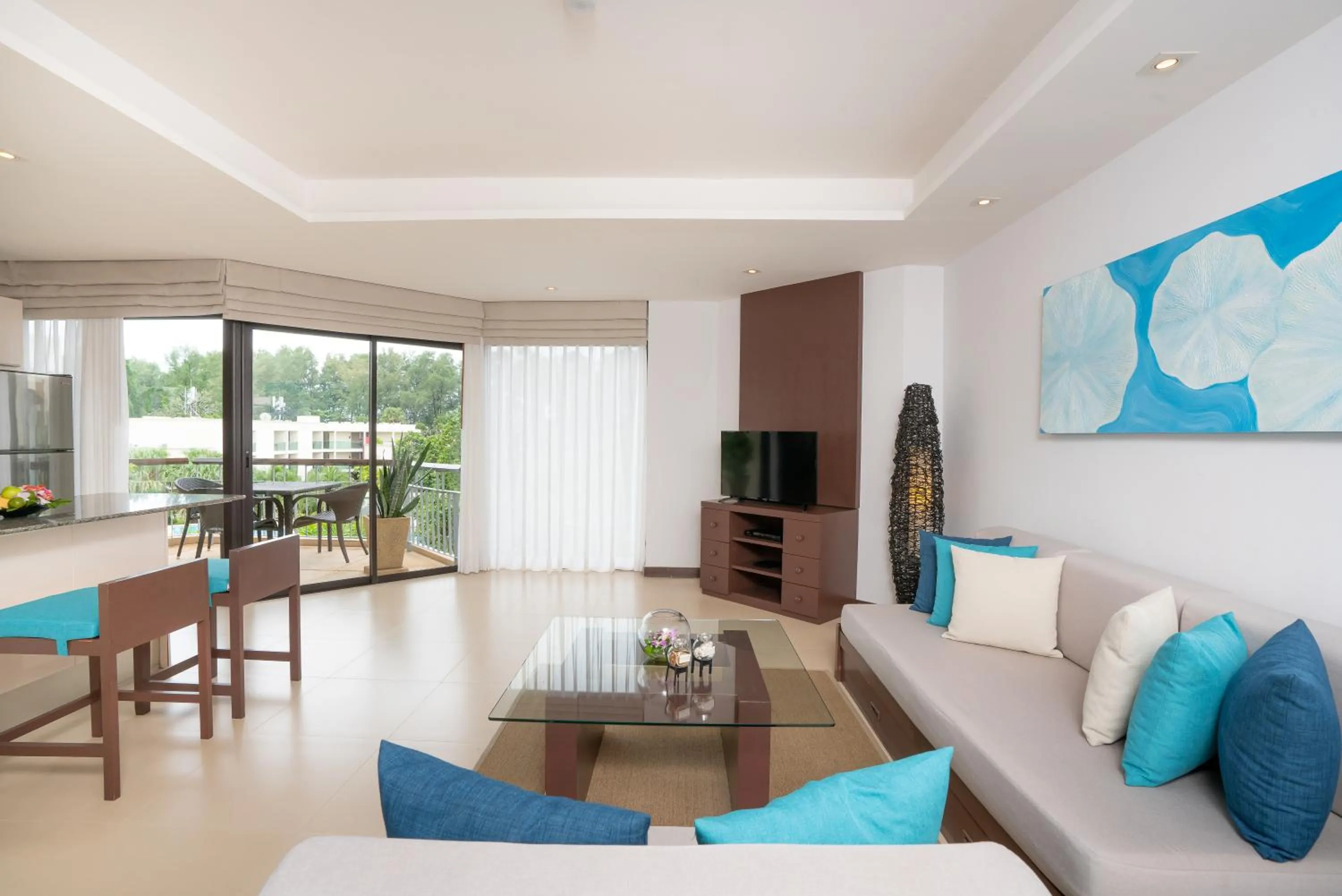 Living room in Dewa Phuket Resort & Villas, Nai Yang Beach