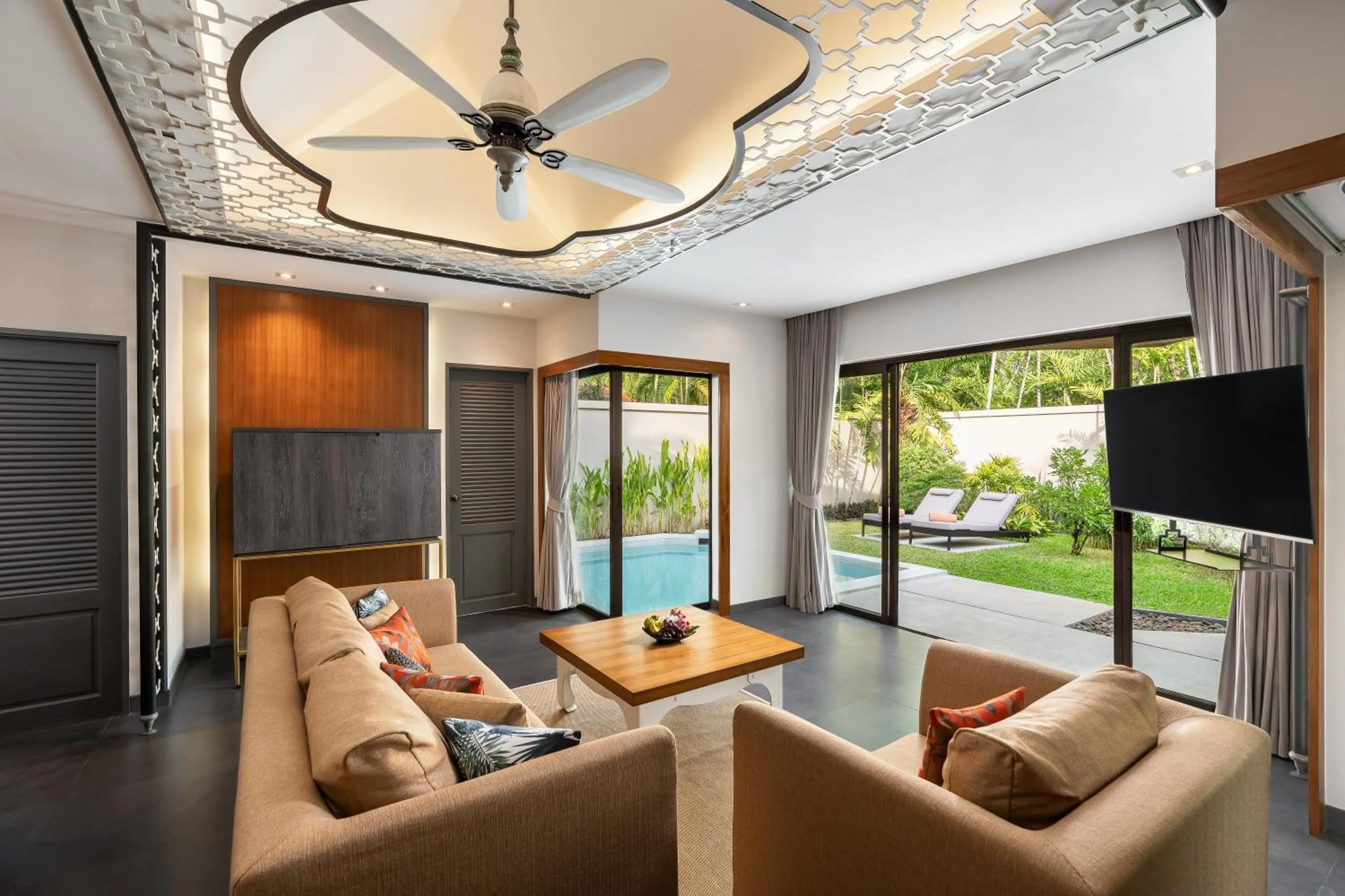 Living room in Dewa Phuket Resort & Villas, Nai Yang Beach