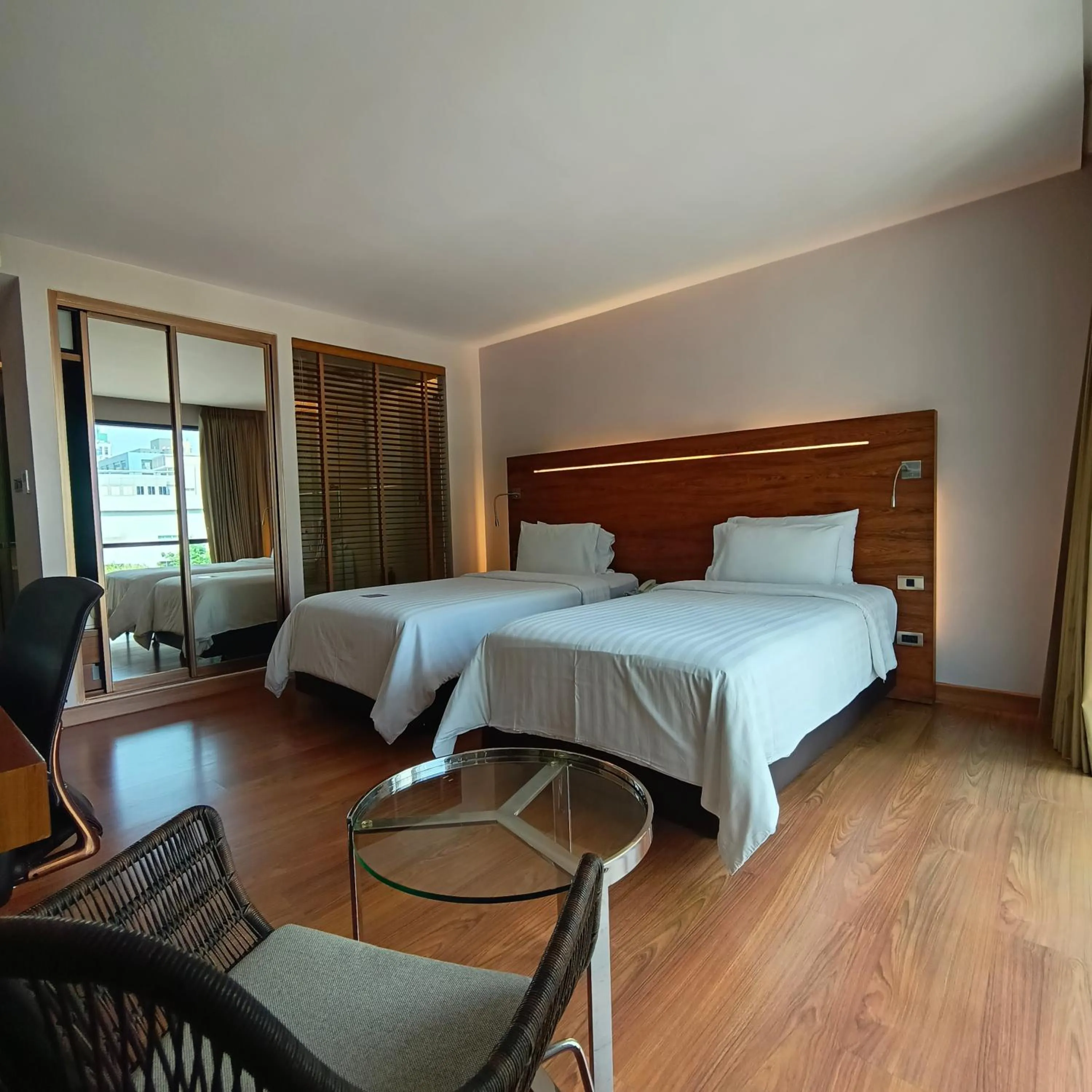 Bed in Sacha's Hotel Uno